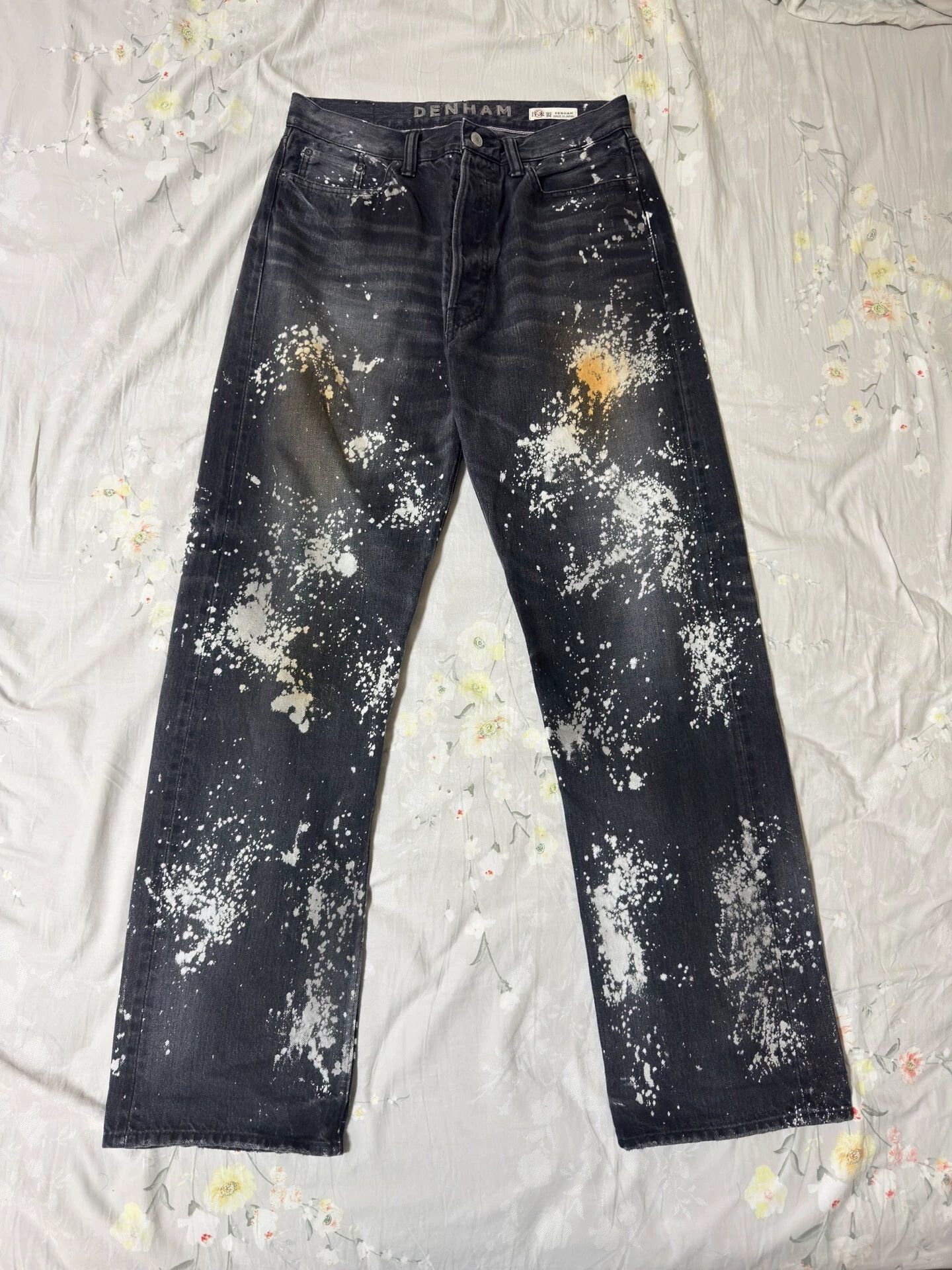 DENHAM Denham x Chen Jie 24ss Limited Dip-Dye Washed Jeans Black 29 Size US 29 - 1 Thumbnail