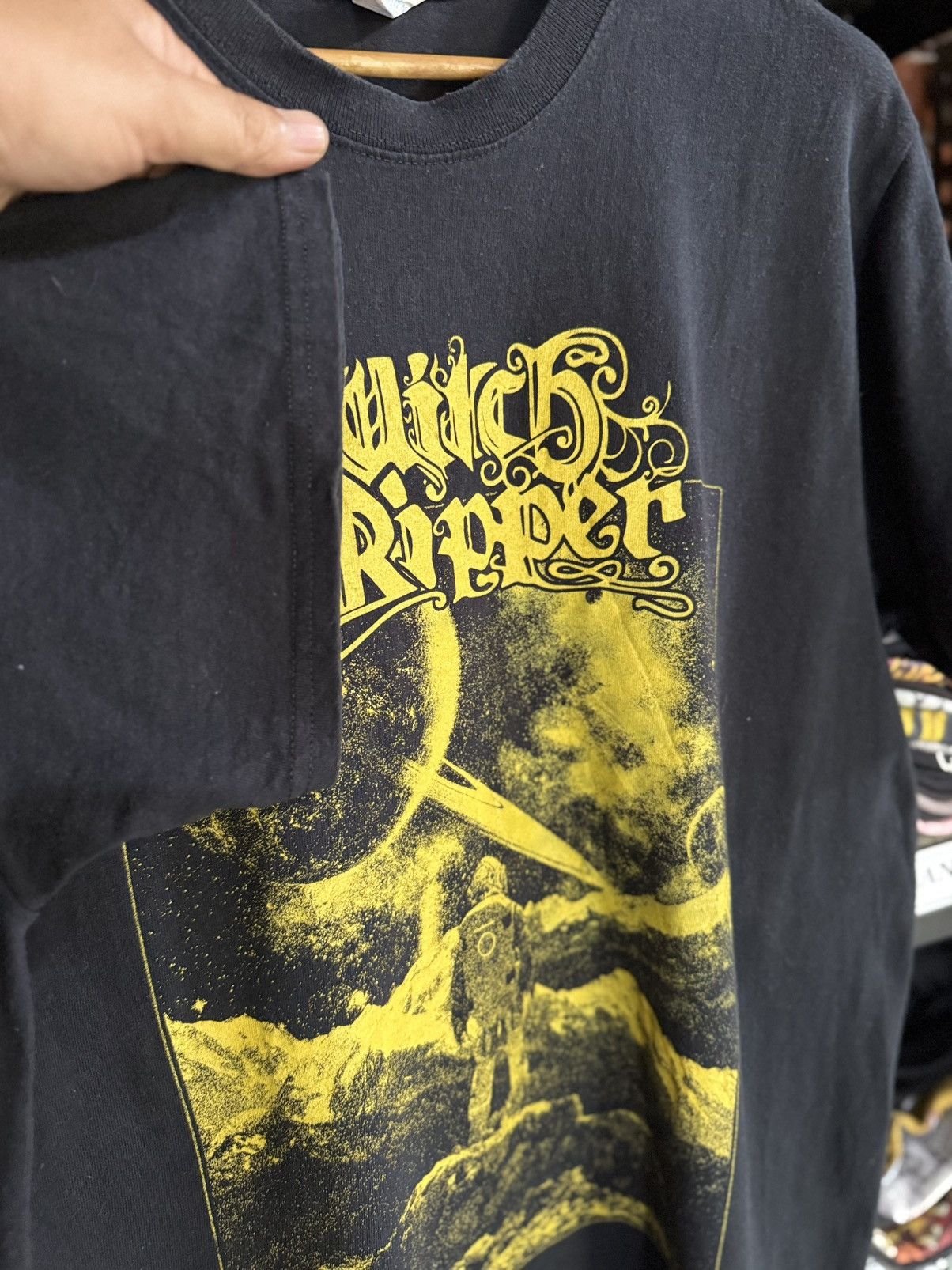 Band Tees Vintage Y2K Witch Ripper Black Metal Band Promo Faded Tee Size US L / EU 52-54 / 3 - 8 Thumbnail