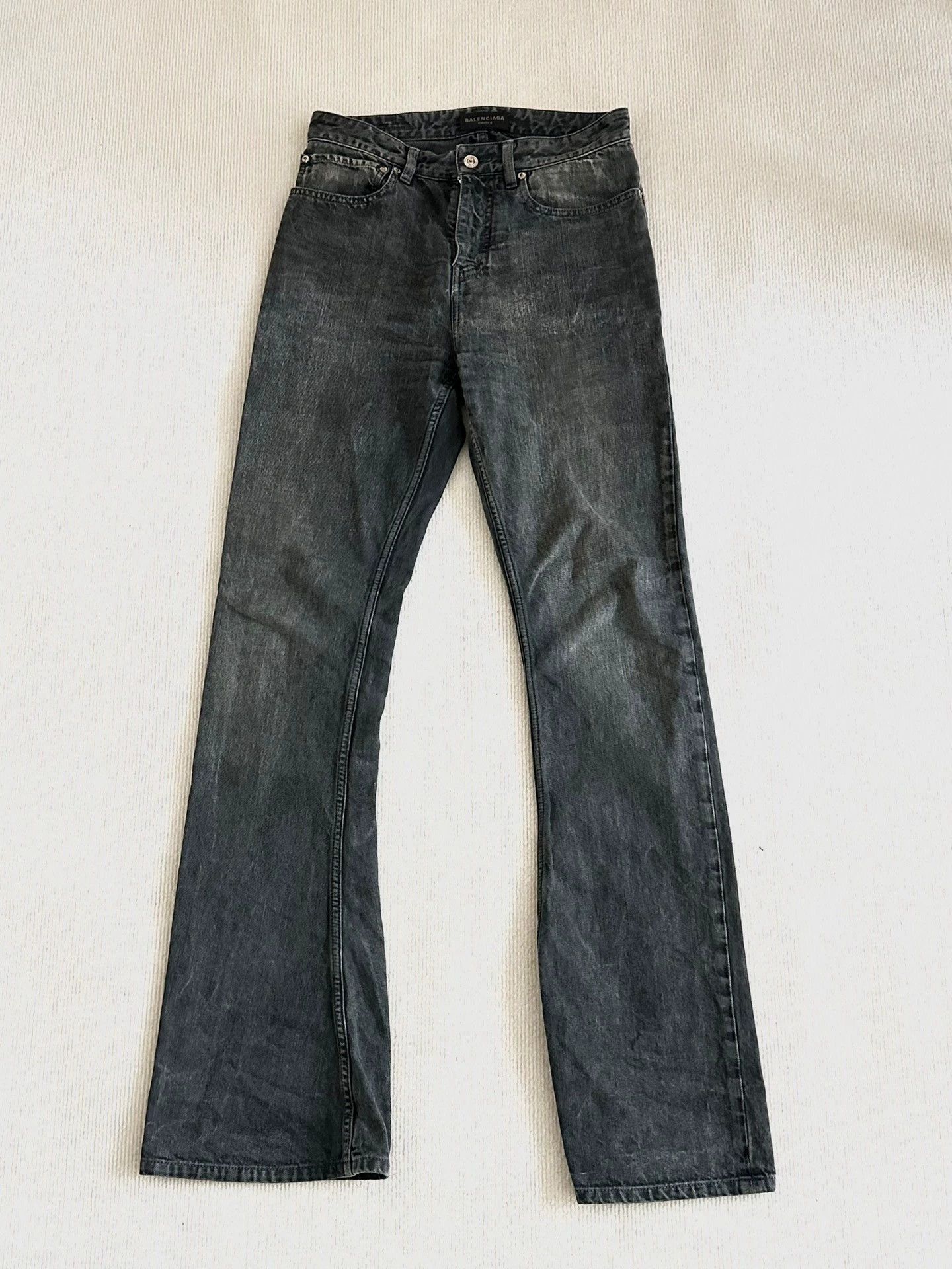 Balenciaga Balenciaga Washed Bootcut Denim Jeans - dmc Size US 26 / EU 42 - 1 Thumbnail