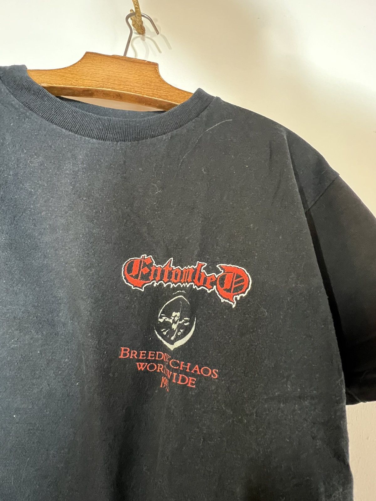 Band Tees Vintage shirt entombed tour 90s Size US L / EU 52-54 / 3 - 2 Thumbnail