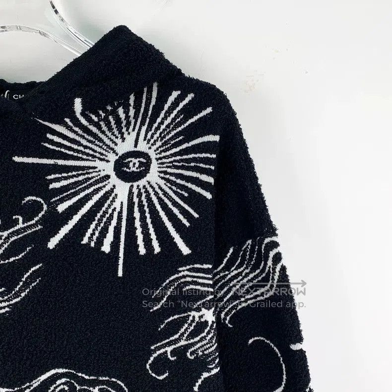 Chanel Chanel Black Lion Firework Knit Hoodie. Size US S / EU 44-46 / 1 - 3 Thumbnail