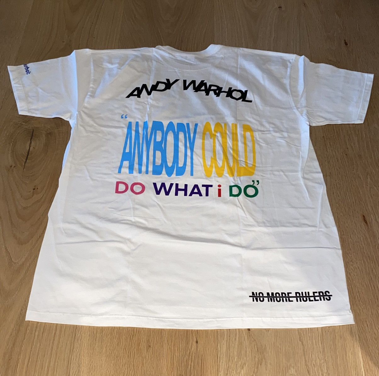 Andy Warhol Andy Warhol x No More Rulers Tee White Size US XL / EU 56 / 4 - 1 Thumbnail