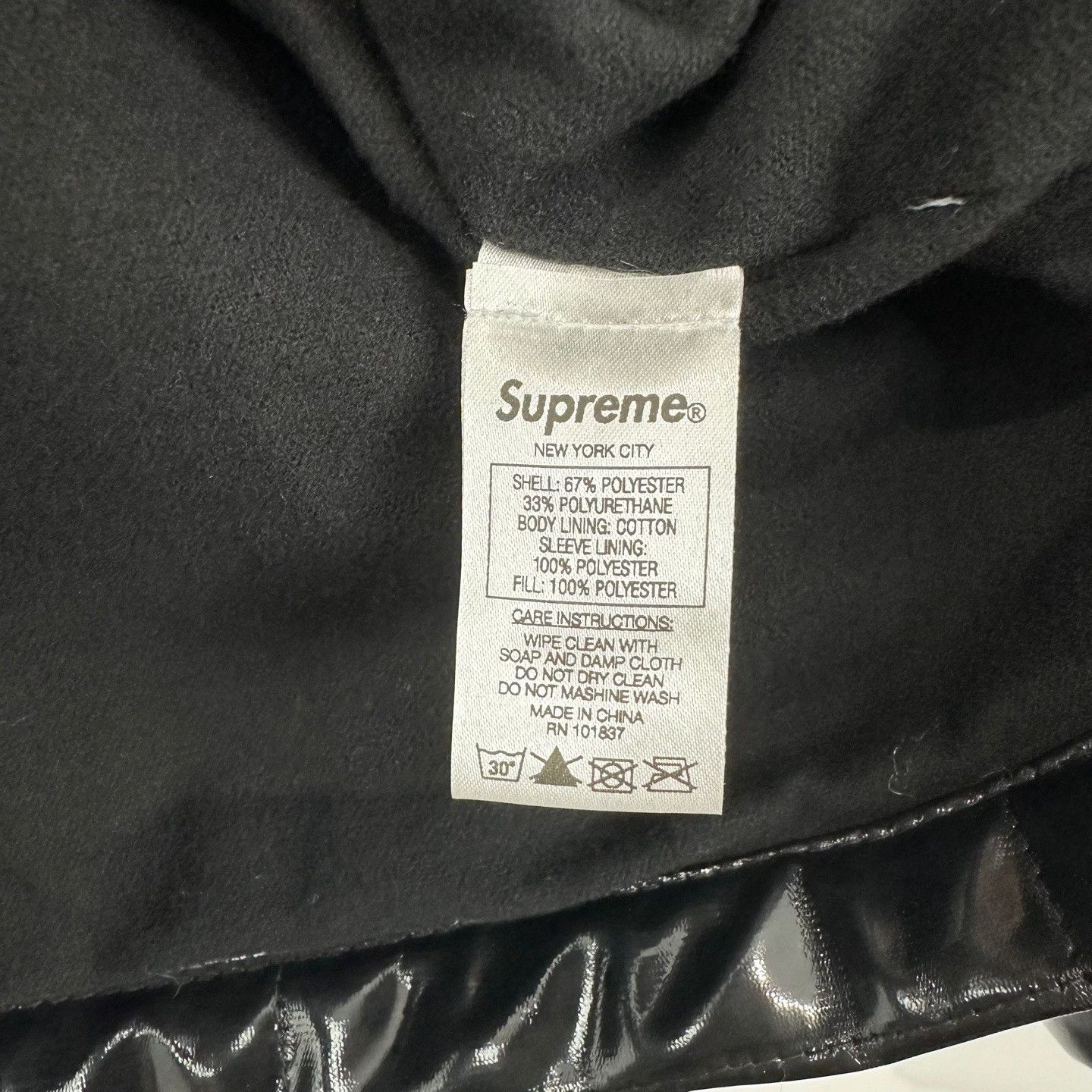 Supreme Supreme Patent Leather Utility Padded Jacket Size US M / EU 48-50 / 2 - 5 Thumbnail