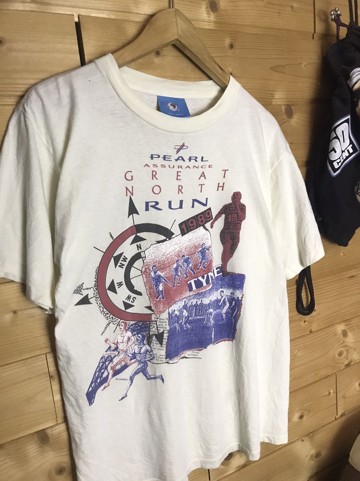 Vintage Vintage 1989 great north run single stitch t-shirt Size US M / EU 48-50 / 2 - 3 Thumbnail
