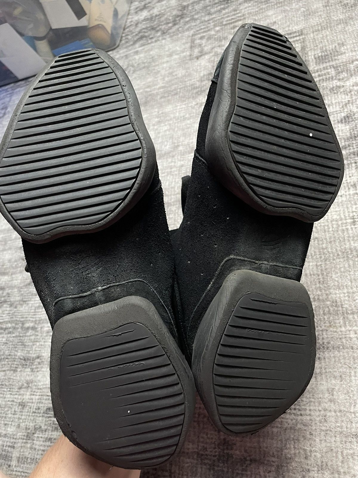 Rick Owens Rick owens Suede Tech Runners Black Size US 12 / EU 45 - 10 Thumbnail