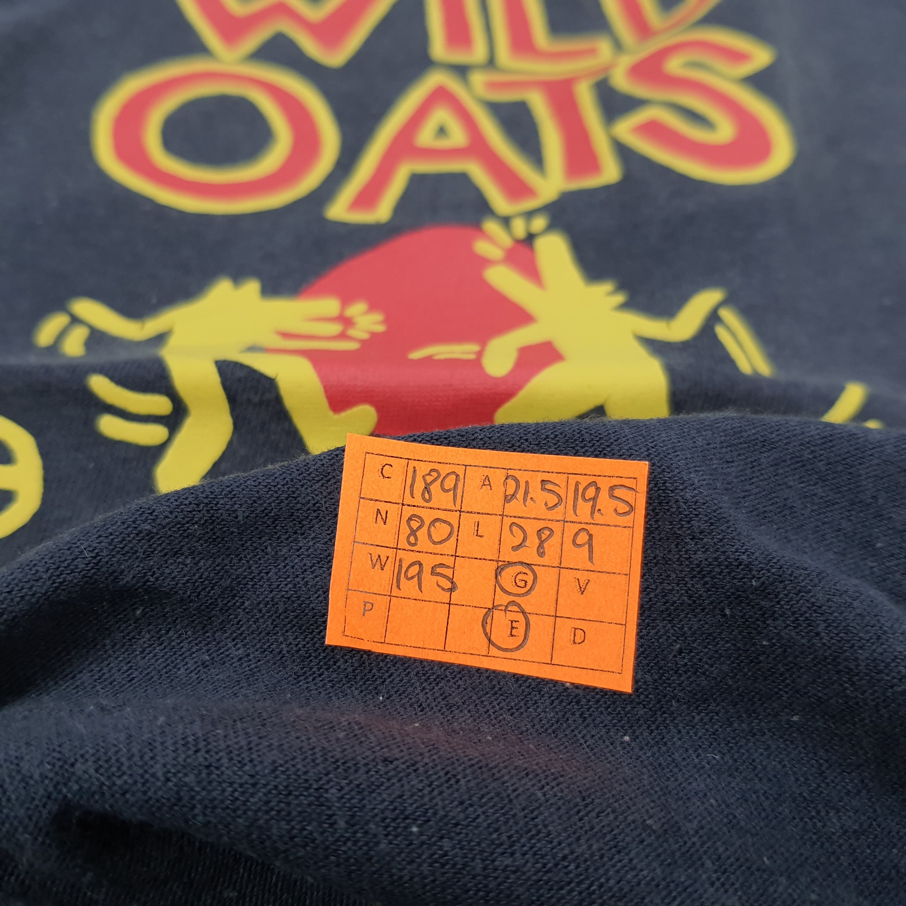 Keith Haring × Vintage Vintage Keith Haring Wild Oats Streetwear Tshirt Size US L / EU 52-54 / 3 - 9 Thumbnail