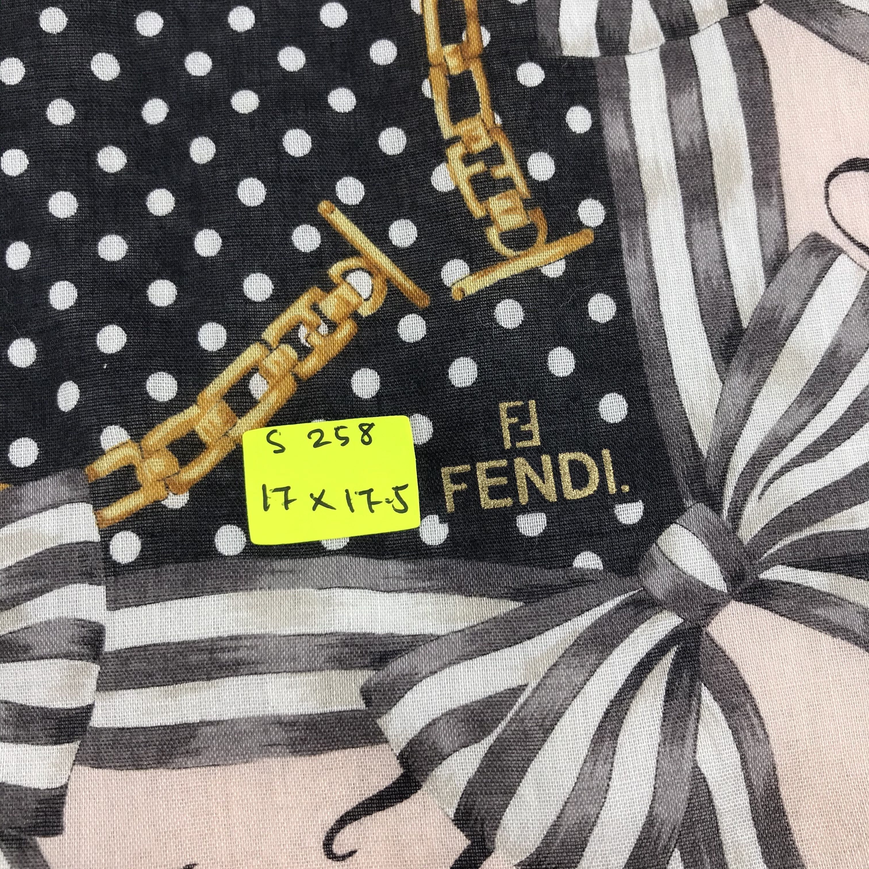 Vintage Vintage Fendi Bandana / Handkerchief / Neckerchief - S258 Size ONE SIZE - 5 Thumbnail