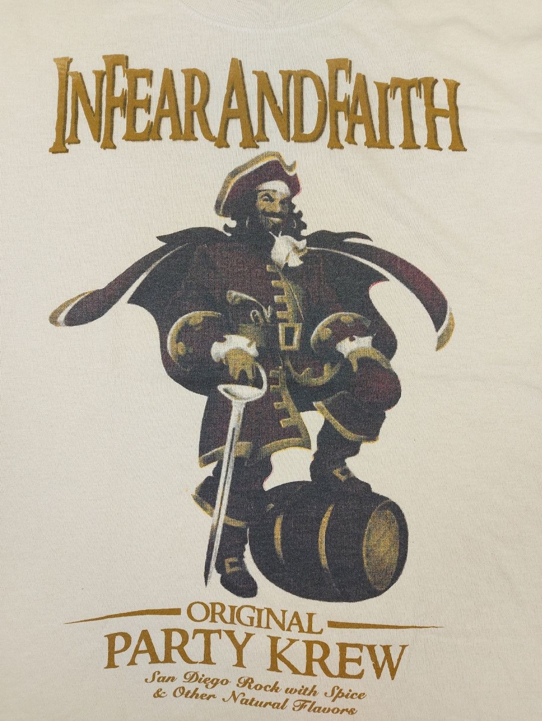 Band Tees × Vintage Vintage IN FEAR AND FAITH Band ORIGINAL PARTY KREW TEE Size US M / EU 48-50 / 2 - 2 Thumbnail