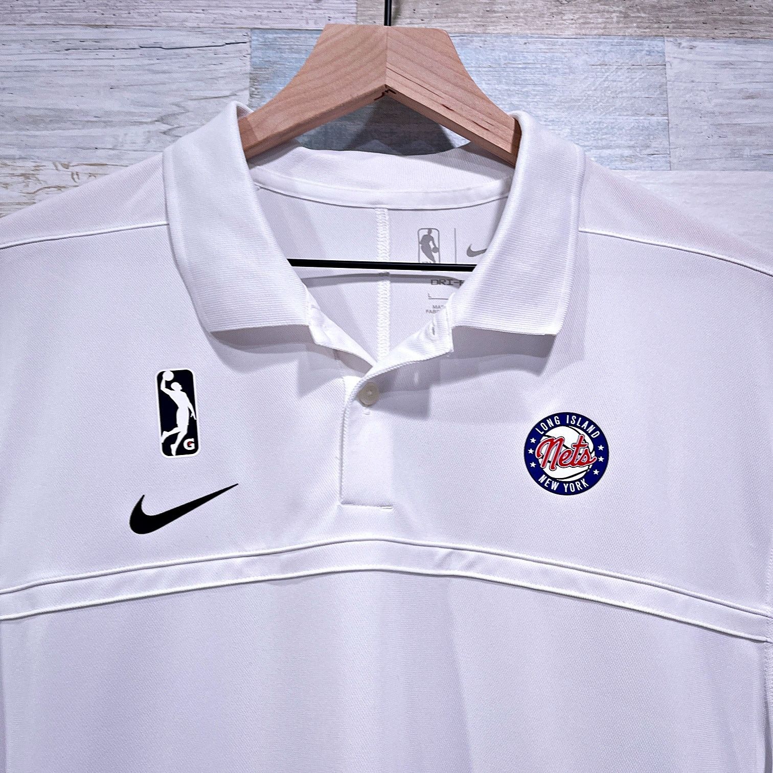 NBA × Nike Long Island NY Nets NBA G League Nike Golf Polo Shirt Mens L Size US L / EU 52-54 / 3 - 2 Thumbnail
