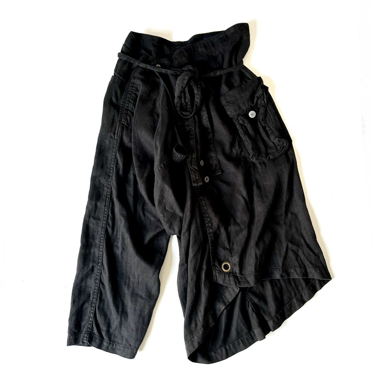 image of Kapital Herringbone Hakama Pants in Black, Men's (Size 32)