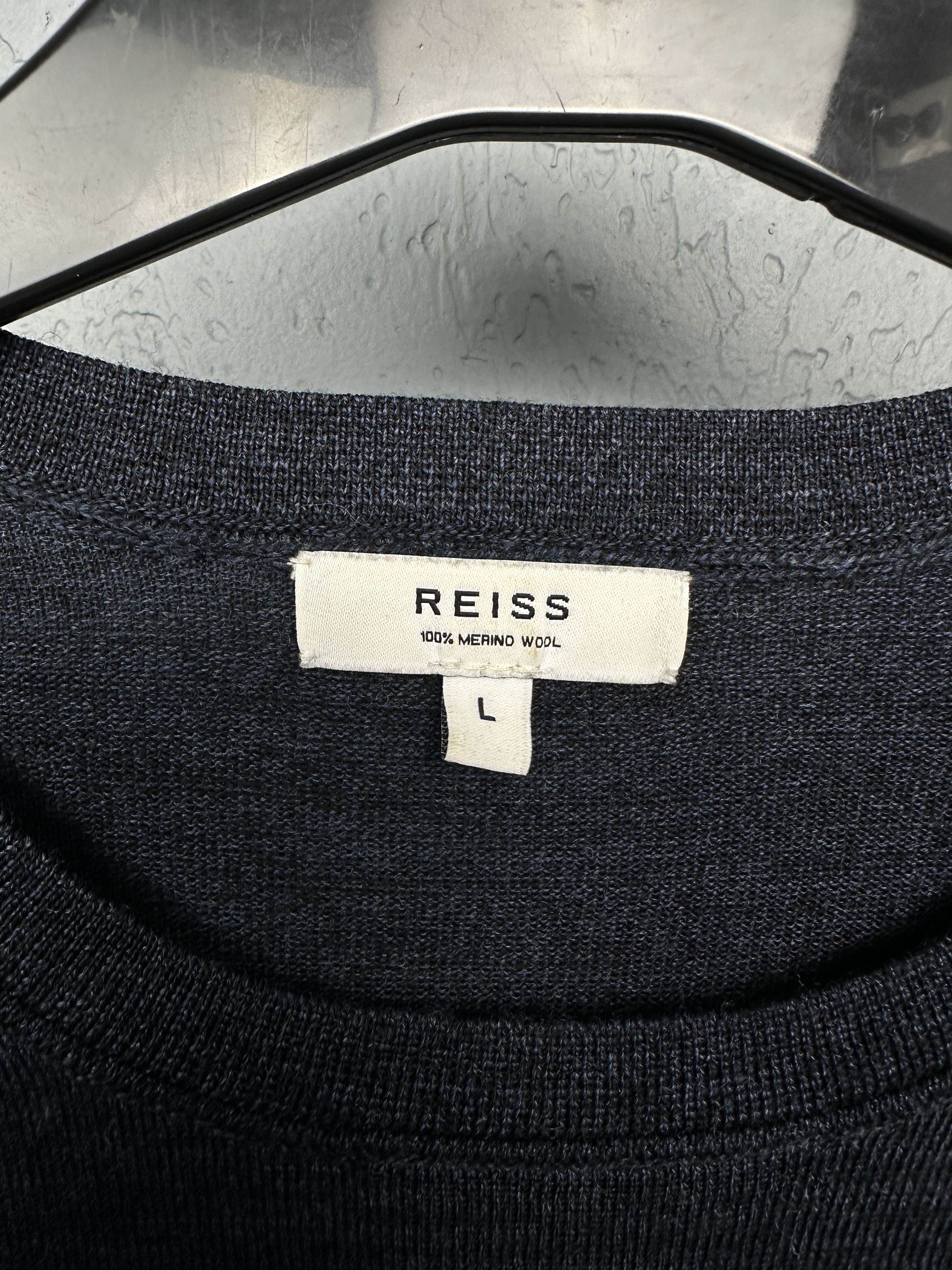 Reiss Reiss Mens Merino Wool Sweater Size US L / EU 52-54 / 3 - 3 Thumbnail