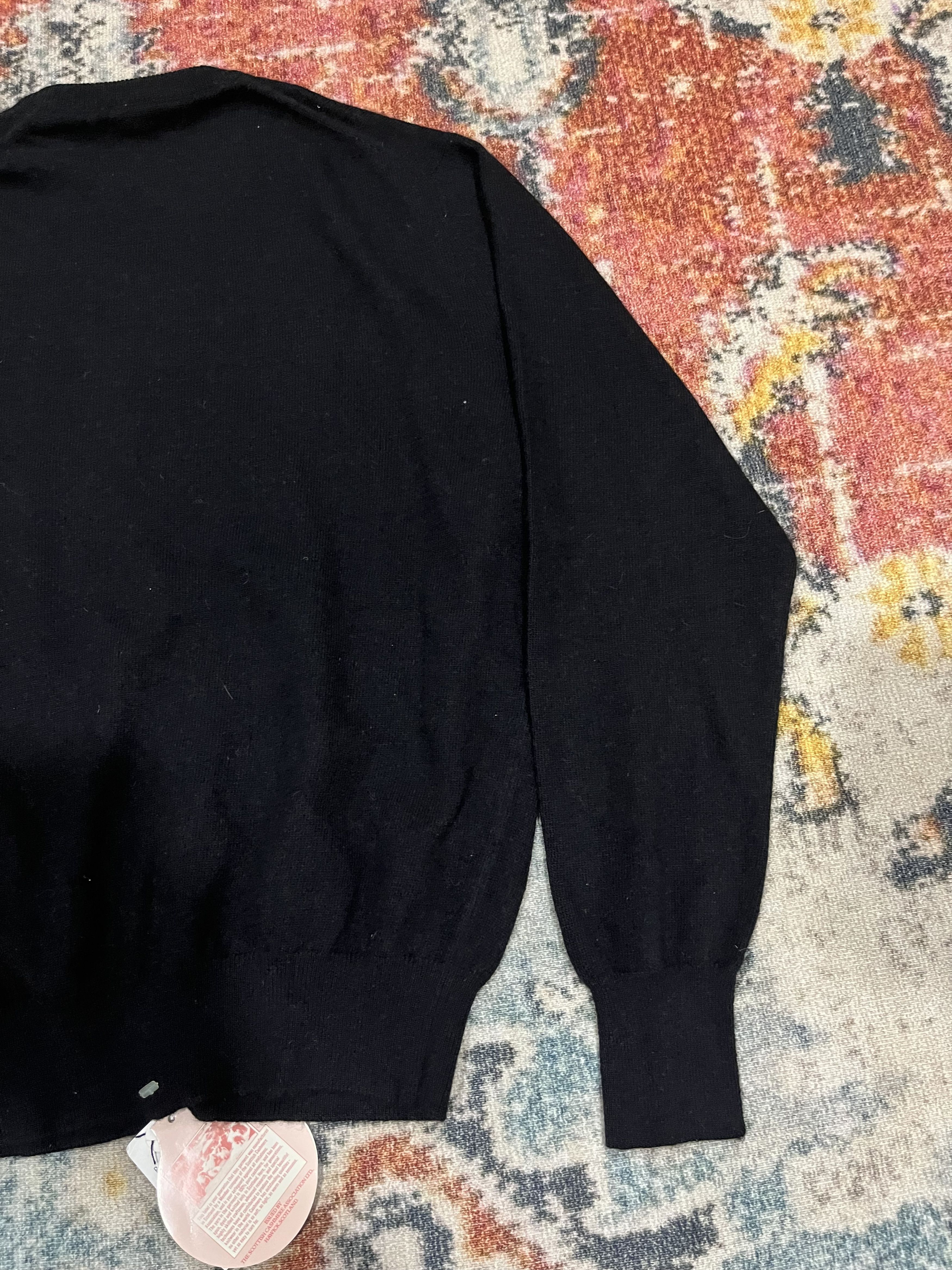 Celine Vintage 90s Black cashmere Size US M / EU 48-50 / 2 - 5 Thumbnail