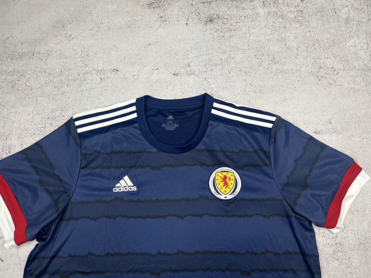 Adidas SCOTLAND NATIONAL ADIDAS 2020 FOOTBALL HOME JERSEY SIZE XXL Size US XXL / EU 58 / 5 - 4 Thumbnail