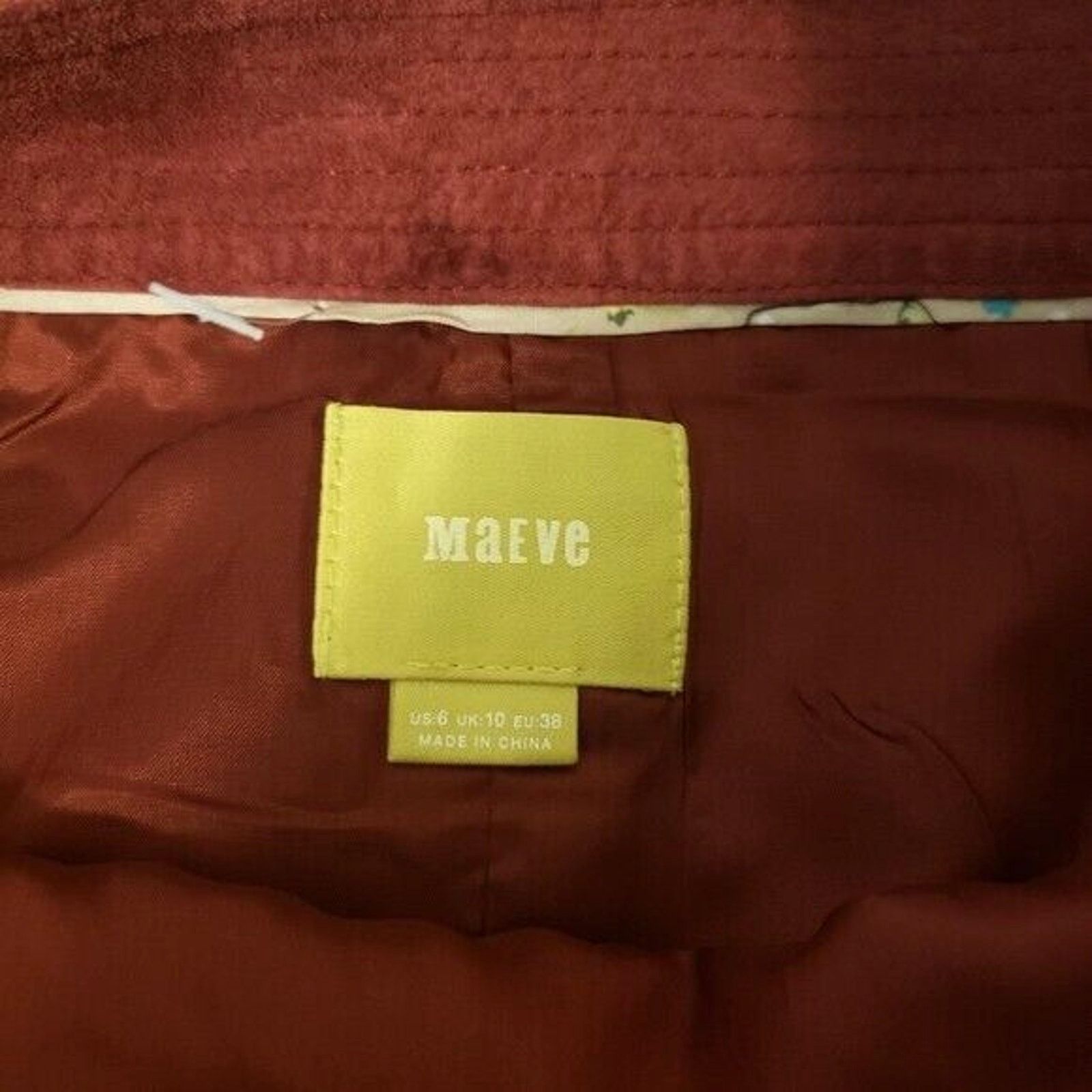Anthropologie New Anthropologie Napa Laser Cut Leather Skirt by Maeve Sz 6 Size 28" / US 6 / IT 42 - 6 Thumbnail