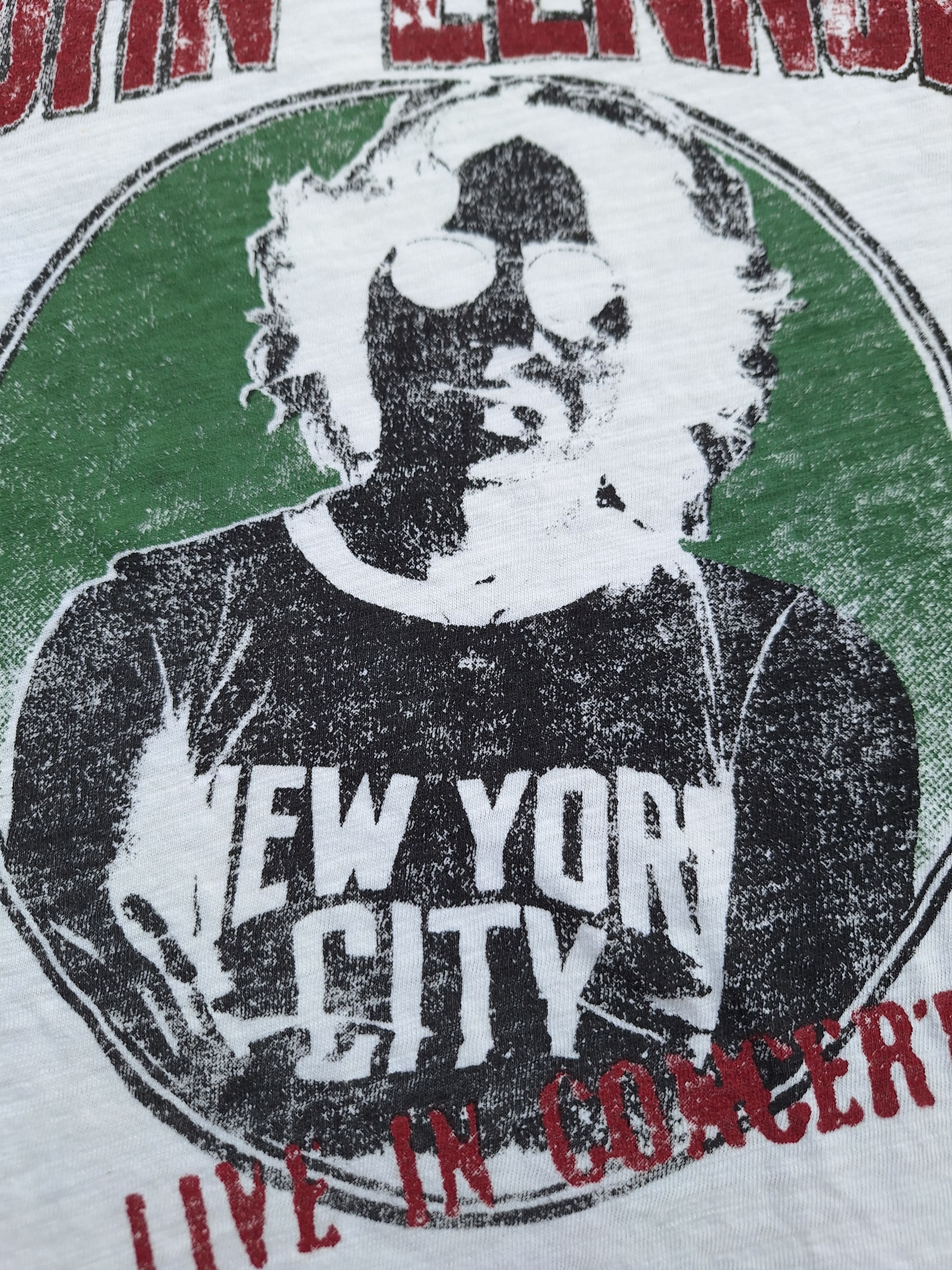 Vintage 🔥RARE🔥 Vintage john lennon imagine 90s live in concert tee Size US L / EU 52-54 / 3 - 3 Thumbnail