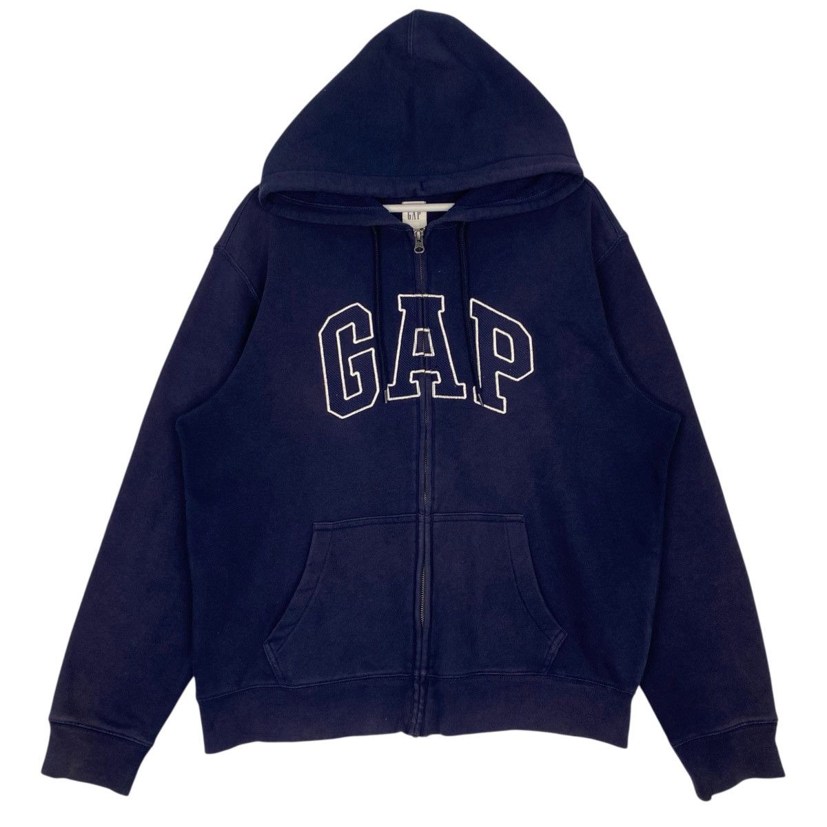 Other Vintage Gap Hoodie Big Logo Sweater Navy Blue Pullover SizeL Size US L / EU 52-54 / 3 - 1 Thumbnail