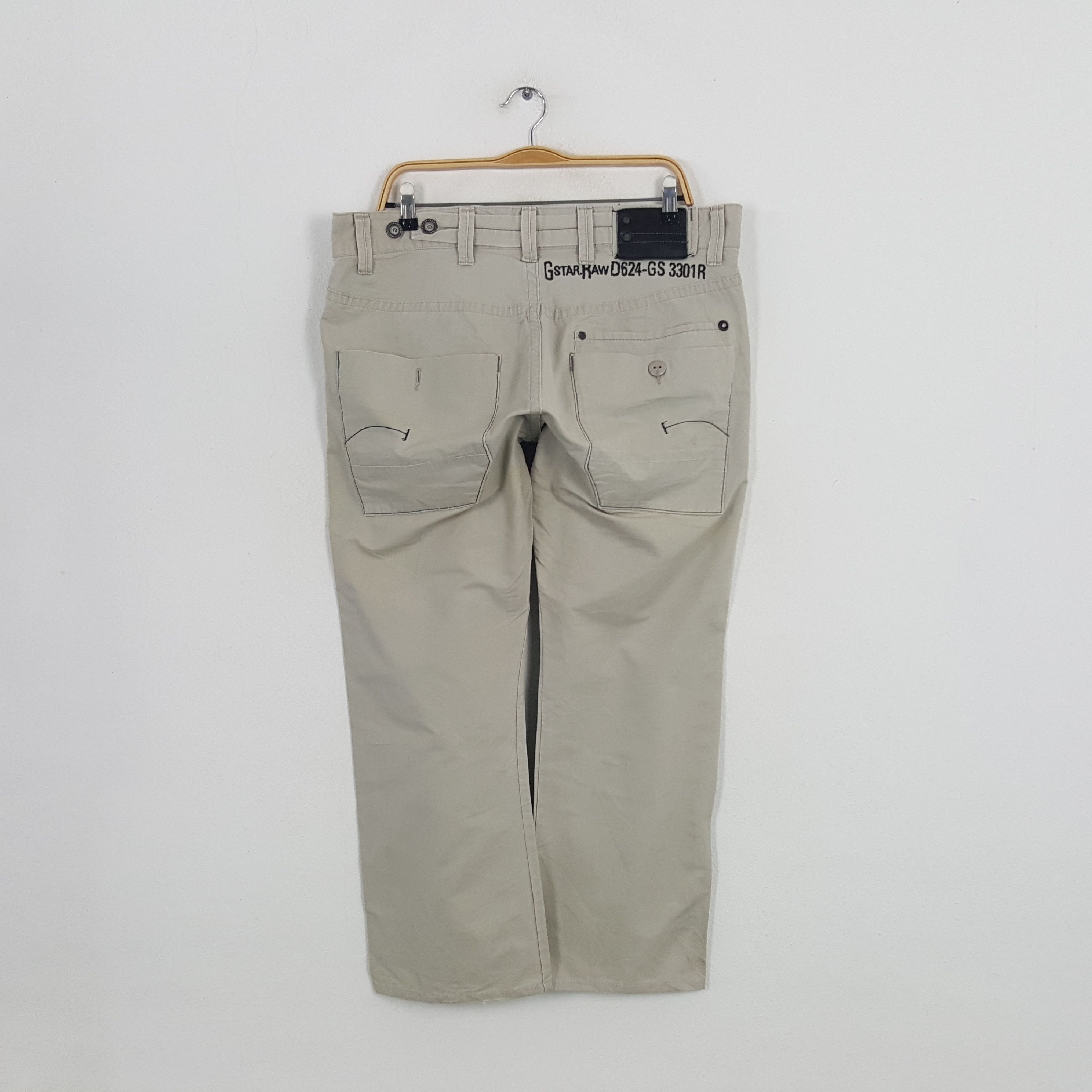 G-Star × Vintage Vintage G-Star Raw Japanese Brand Baggy Pants Size US 36 / EU 52 - 4 Thumbnail