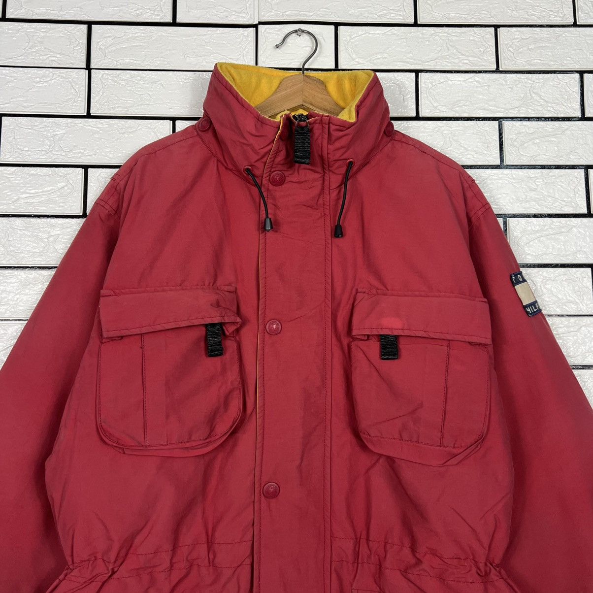 Tommy Hilfiger Vintage 90's TOMMY HILFIGER Utility Puffer Jacket #4063-C185 Size US L / EU 52-54 / 3 - 2 Thumbnail