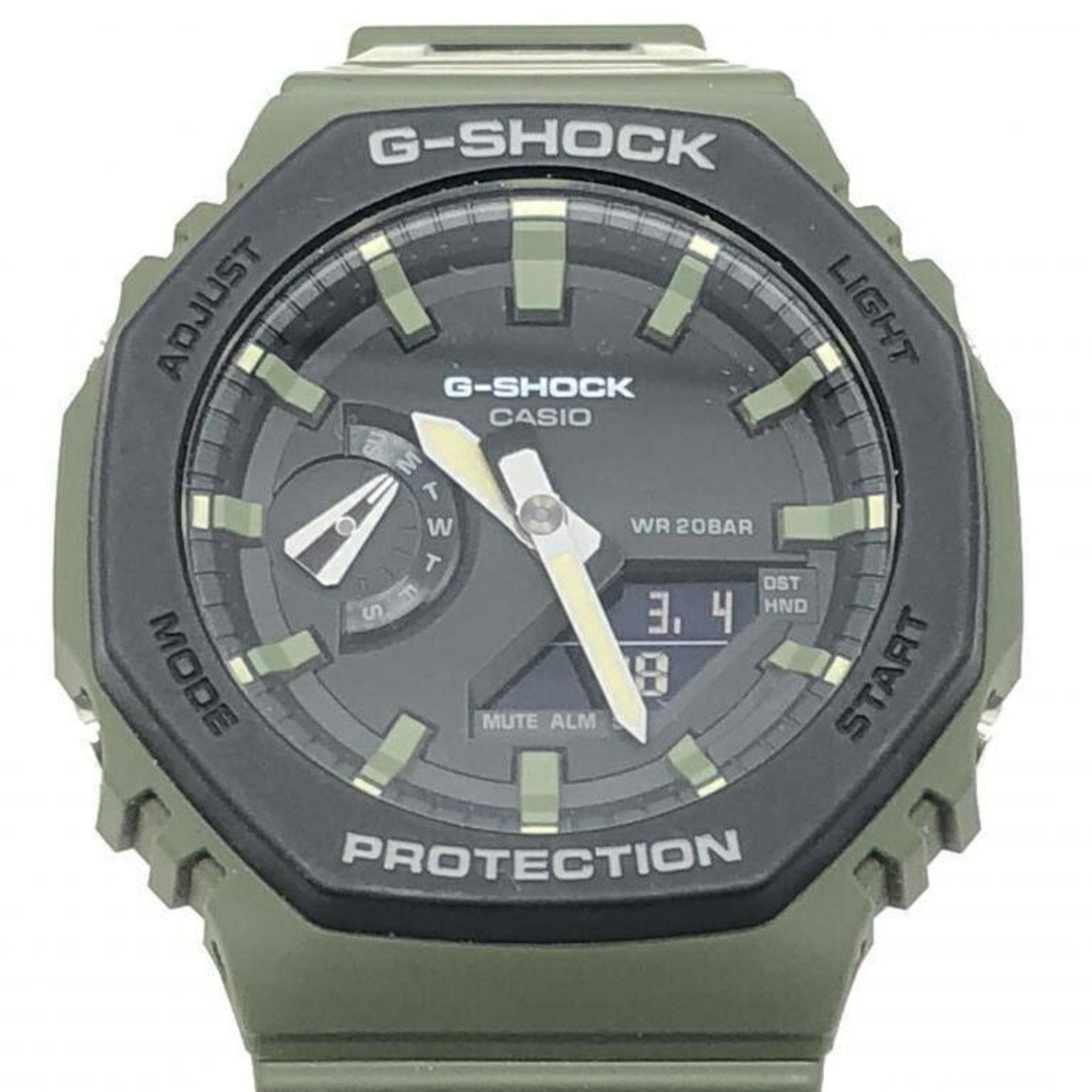 image of Casio G-Shock Ga-2110Su Watch Green Casio in Blue, Women's