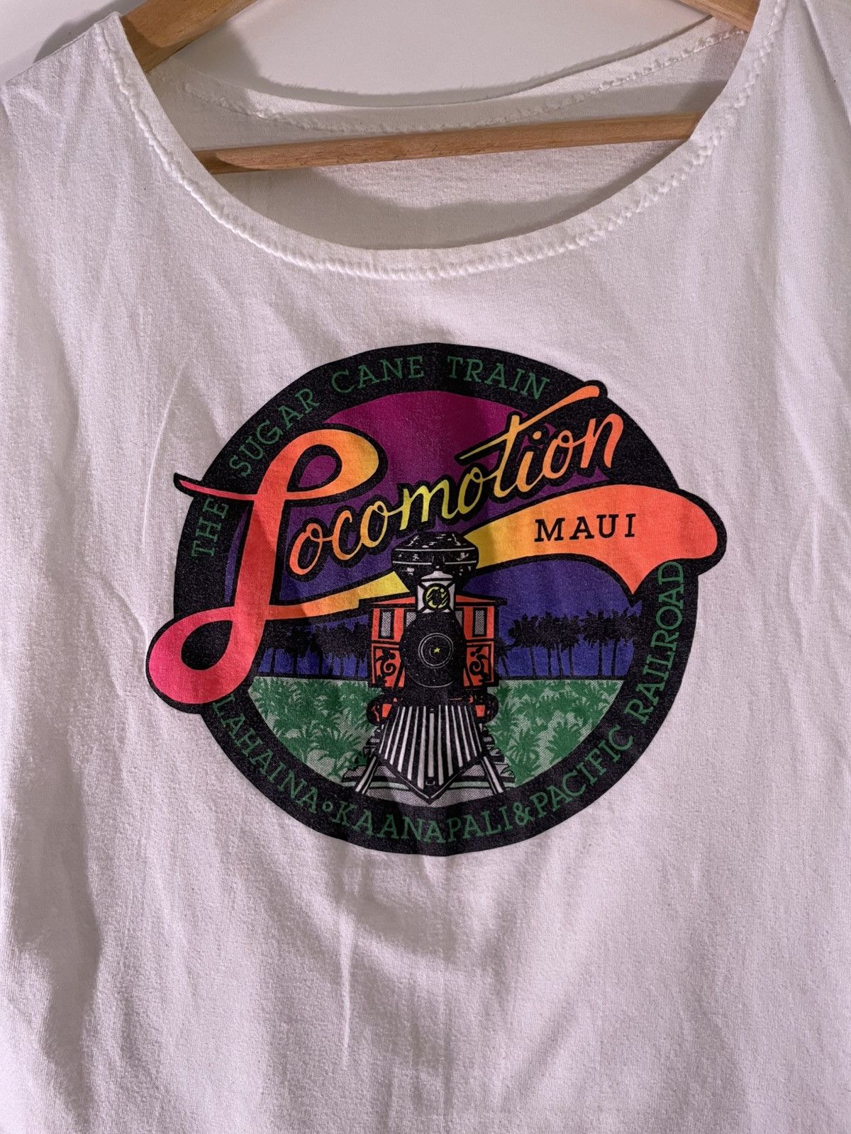 Vintage 80’s 90’s VTG Vintage Locomotion Maui Hawaii Train Tank Top Size US S / EU 44-46 / 1 - 3 Thumbnail