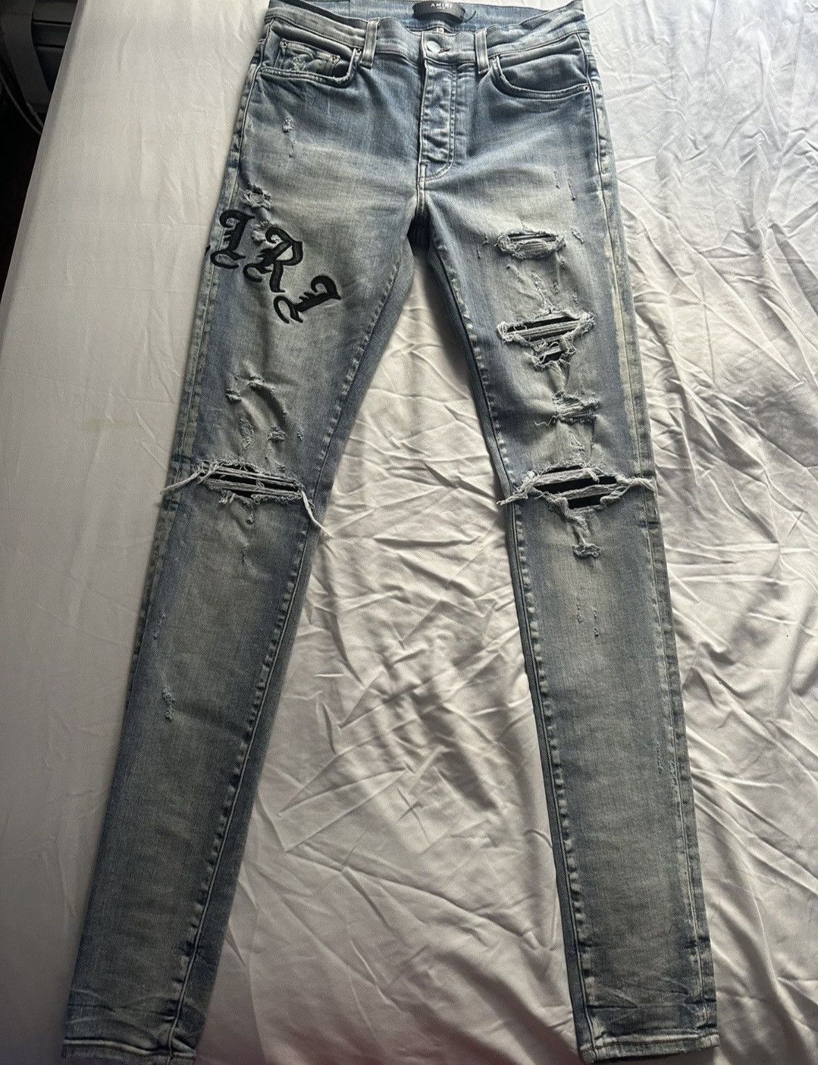 Amiri Amiri old english jeans Size US 31 - 1 Thumbnail