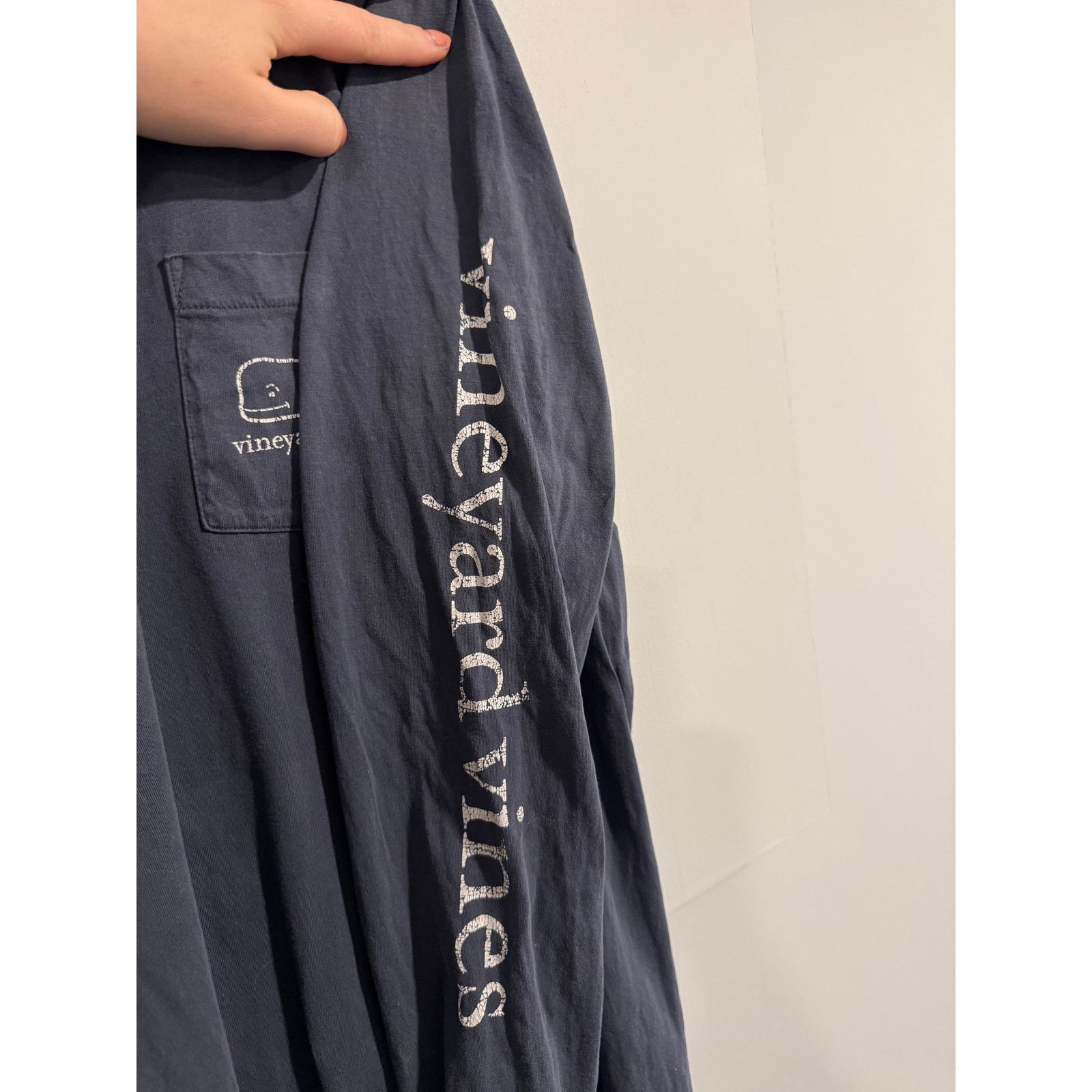 Vineyard Vines Vineyard Vines Long Sleeve Tshirt- Navy Blue- Size Medium Size M / US 6-8 / IT 42-44 - 4 Thumbnail