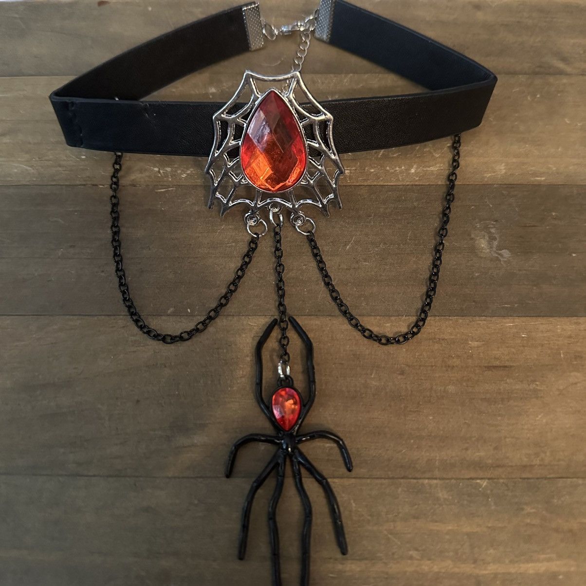 Other Spooky Halloween spider choker necklace Size ONE SIZE - 2 Thumbnail
