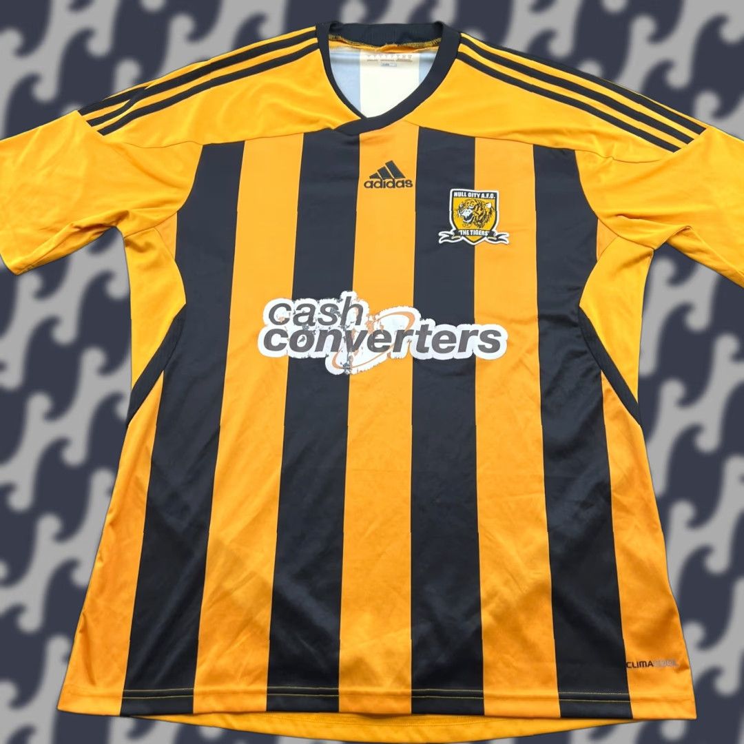 Adidas adidas Hull City 2011-2012 Home Mens Football Jersey Shirt Large Adult Multicolor Short Sleeve Moisture Wicking Quick Dry Football Mens Shirt Size US L / EU 52-54 / 3 - 1 Thumbnail