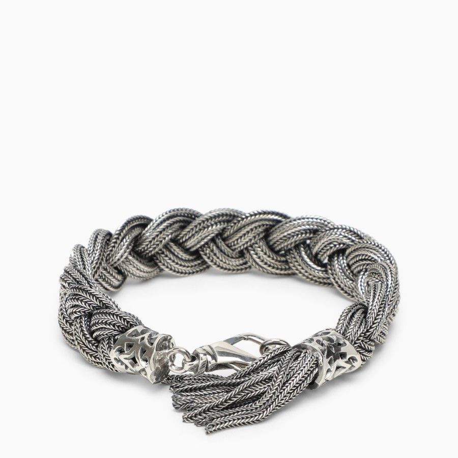 Emanuele Bicocchi o1d2blof0225 Size: M / Bracelet in Silver Size ONE SIZE - 3 Thumbnail