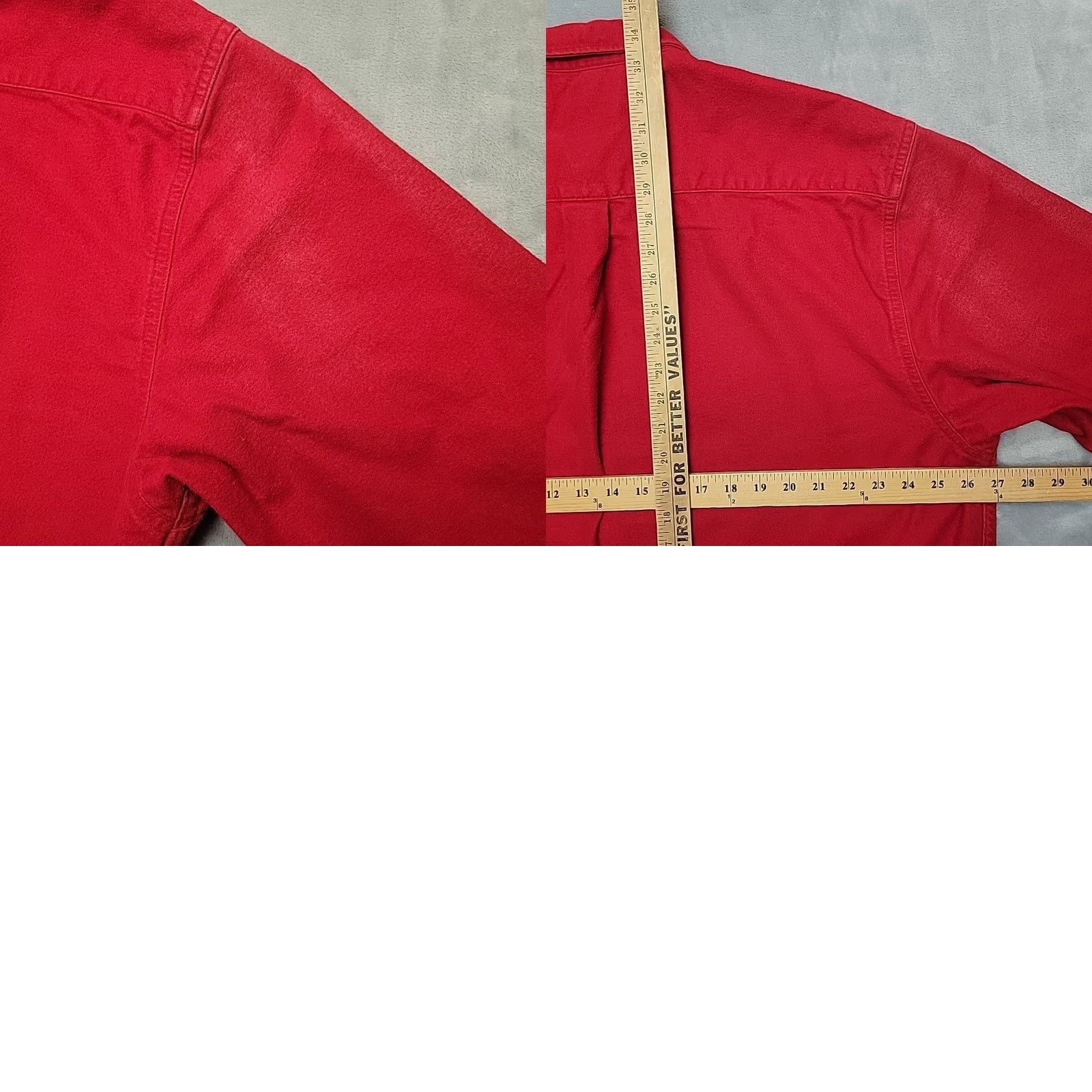 Eddie Bauer VINTAGE Eddie Bauer Shirt Mens XLT Red Flannel Outdoor 90s Button-Up Collared Cotton Chamois Tall Read Size US XL / EU 56 / 4 - 8 Thumbnail
