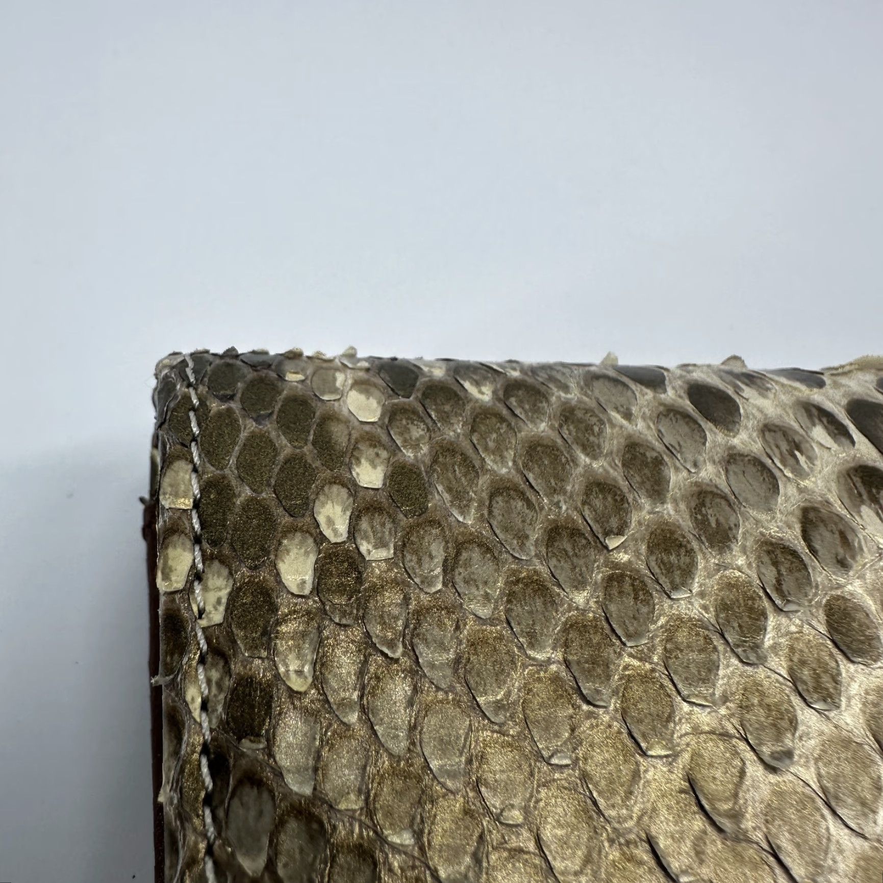 Vintage The Black Label Wallet Womens Genuine Python Leather Clutch Exotic Luxury Purse Size ONE SIZE - 3 Thumbnail
