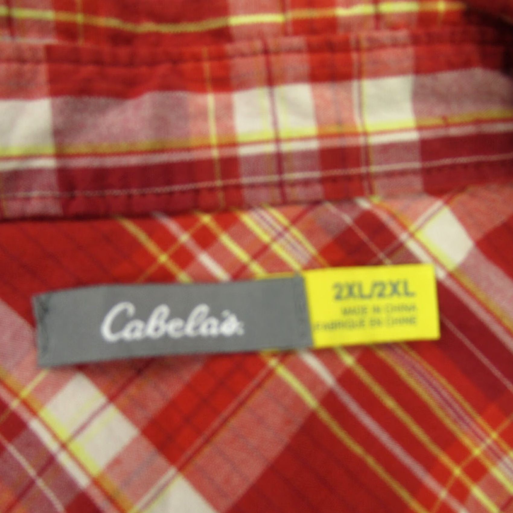 Vintage Cabelas Shirt Womens 2XL Long Sleeve Button Up Outdoor Lightweight Plaid Shirt レディース Long Sleeve Button-Up Outdoor Lightweight Plaid 2XL Size XXL / US 16-18 / IT 52-54 - 3 Thumbnail
