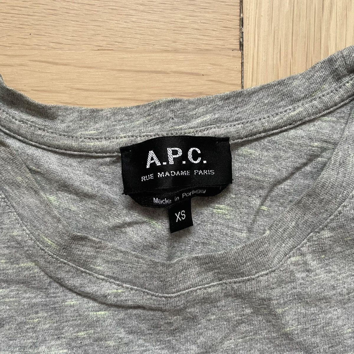 A.P.C. Gray APC Baby Tee Size US S / EU 44-46 / 1 - 2 Thumbnail