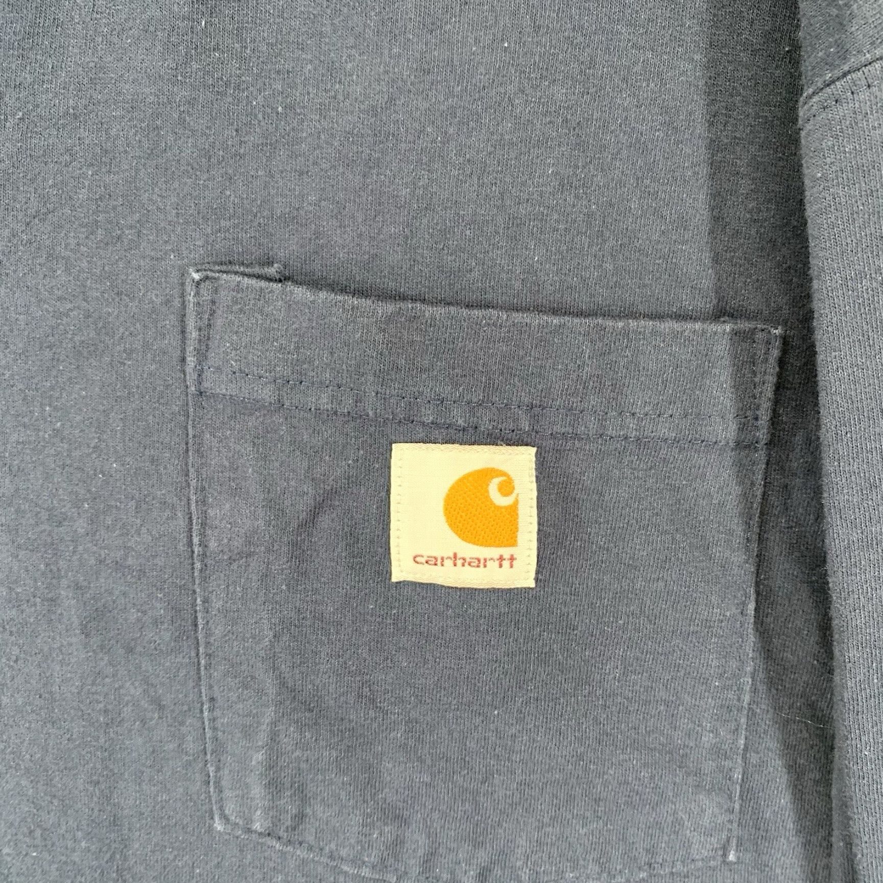 Carhartt Carhartt T-Shirt Mens Navy 2XL Long Sleeve Henley All Cotton Regular Fit Pockets Logo Jacket? Size US XXL / EU 58 / 5 - 5 Thumbnail