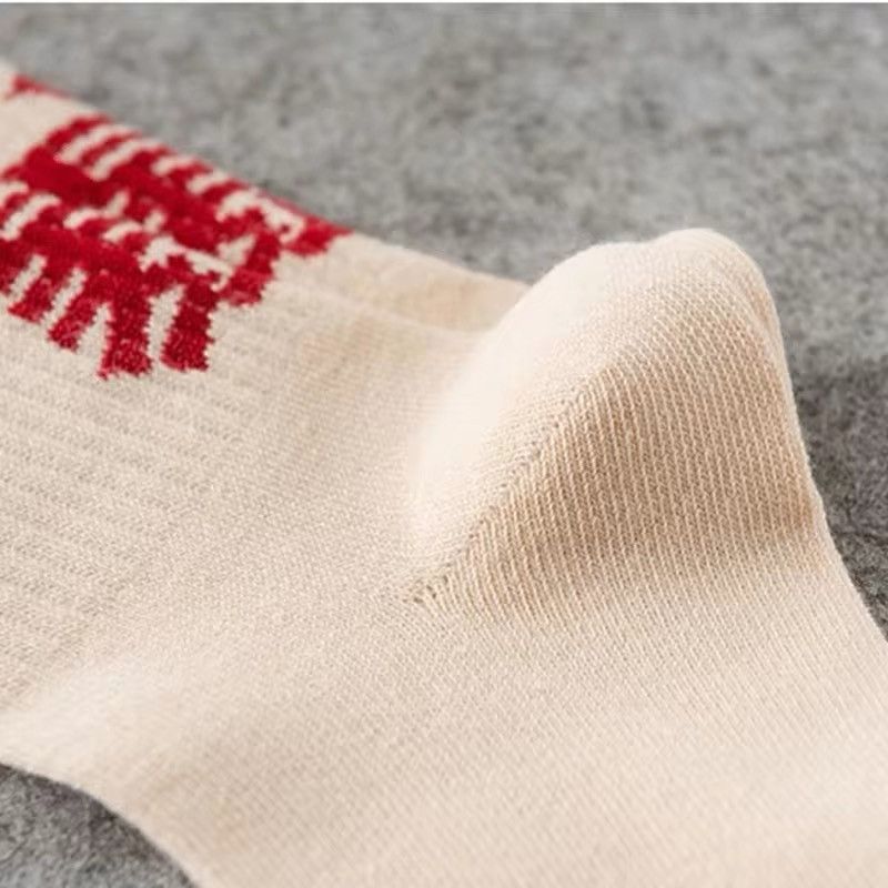 Converse × Happy Socks Hip Hop Chinese Characters Skateboard Cotton Socks (1 pairs) Size ONE SIZE - 5 Thumbnail