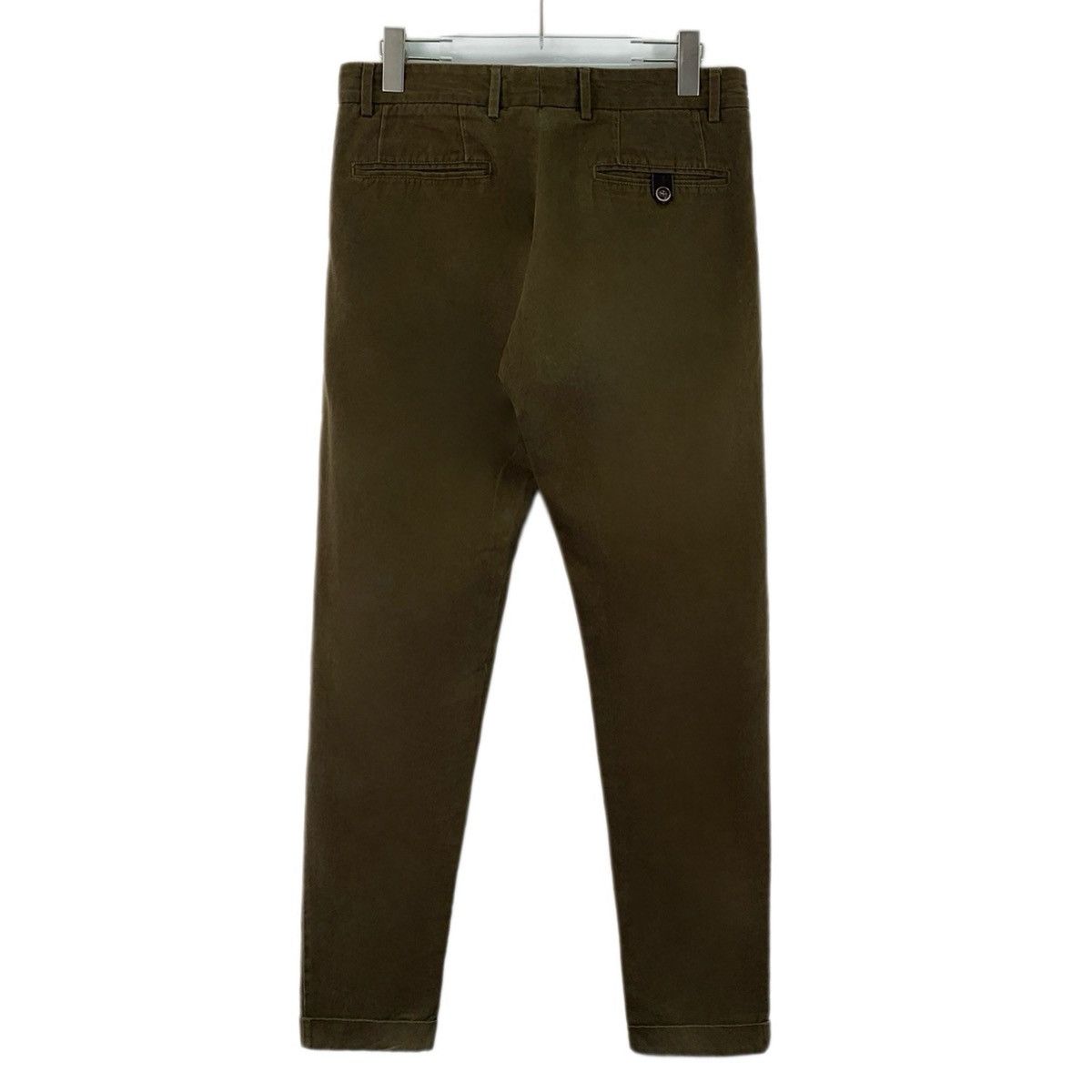 Dolce & Gabbana Dolce&Gabbana Dark Green Cotton Casual Pants K26WX Size US 30 / EU 46 - 2 Thumbnail
