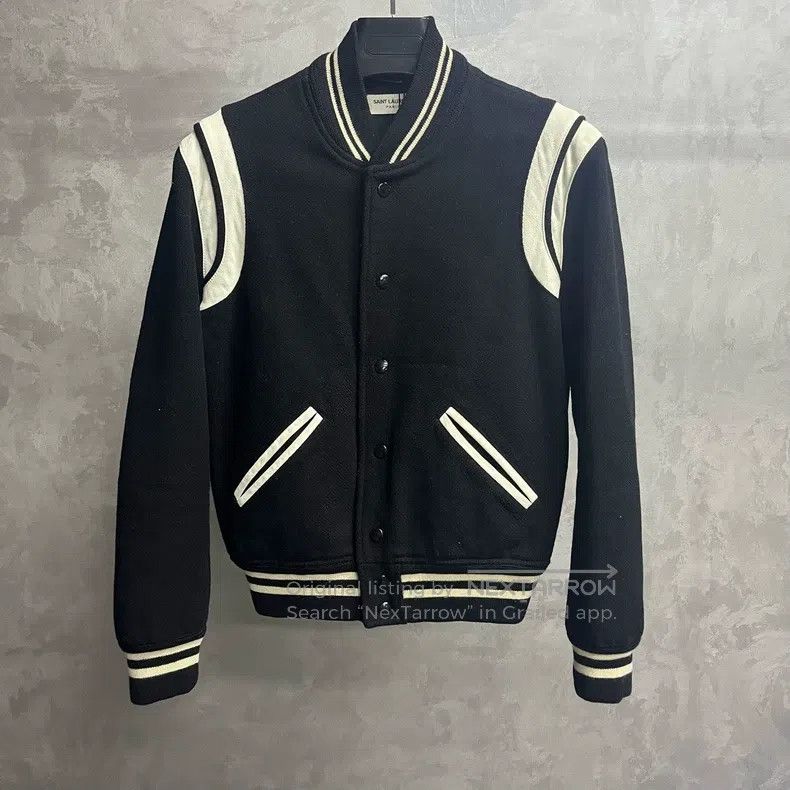 Saint Laurent Paris Saint Laurent Paris Classic black striped casual single-br Size US M / EU 48-50 / 2 - 1 Thumbnail