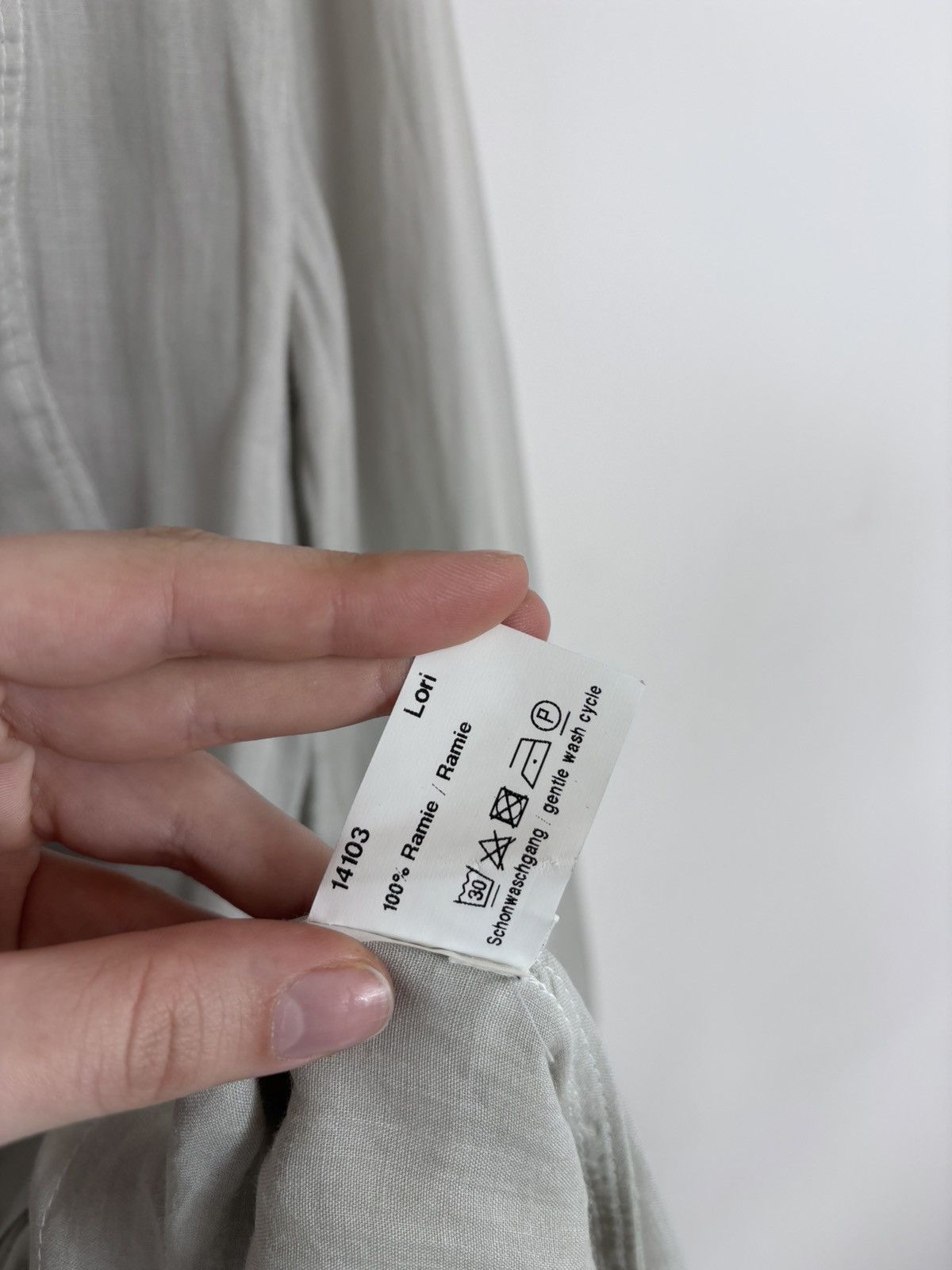 Annette Gortz Annette Gortz Women’s Ramie Grey Belted Shirt Dress Size S / US 4 / IT 40 - 17 Thumbnail
