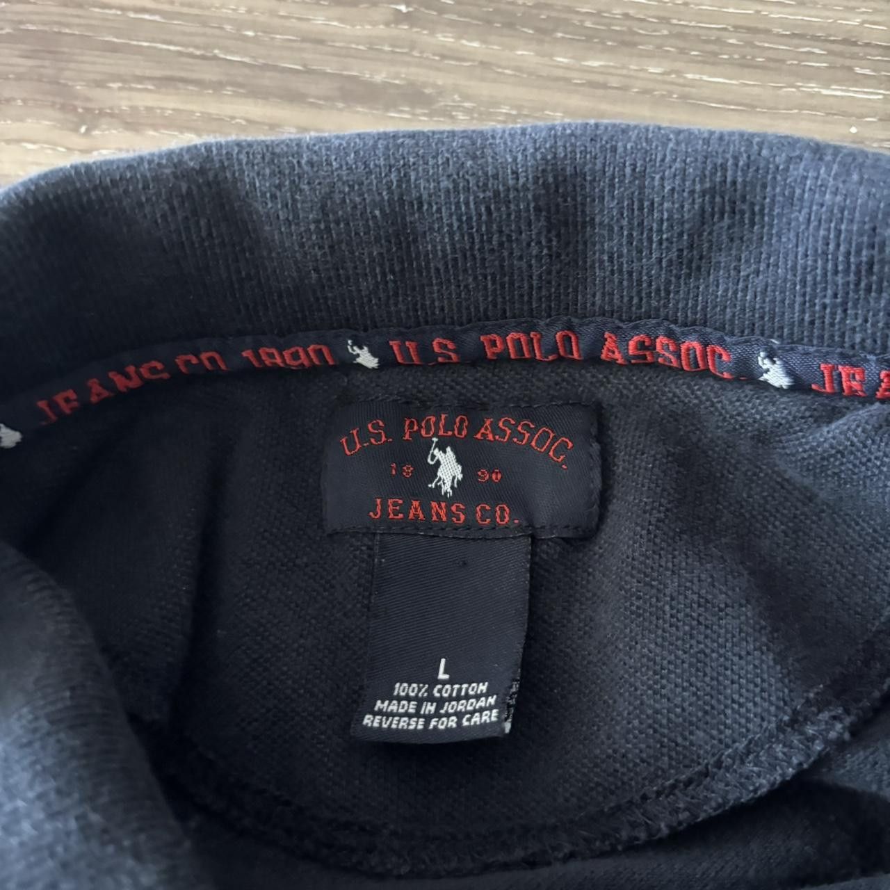 Japanese Brand Crazy Vintage Y2K/2000s Black Streetwear Essential Polo Shirt! Size L Size US L / EU 52-54 / 3 - 3 Thumbnail
