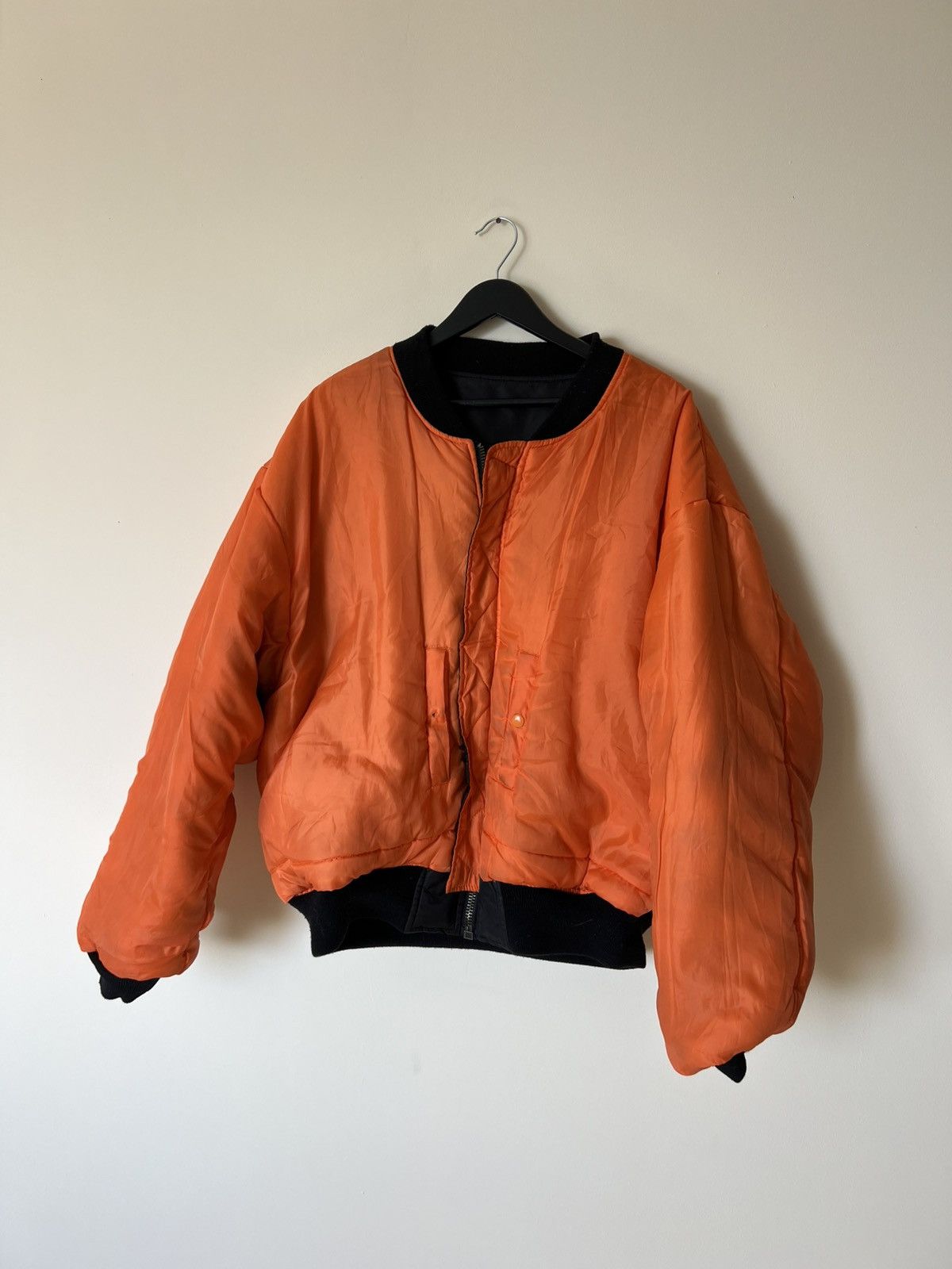 Vintage Japanese Brand Bomber Jacket ma 1 balenciaga style Y2K Style Size US XL / EU 56 / 4 - 8 Thumbnail