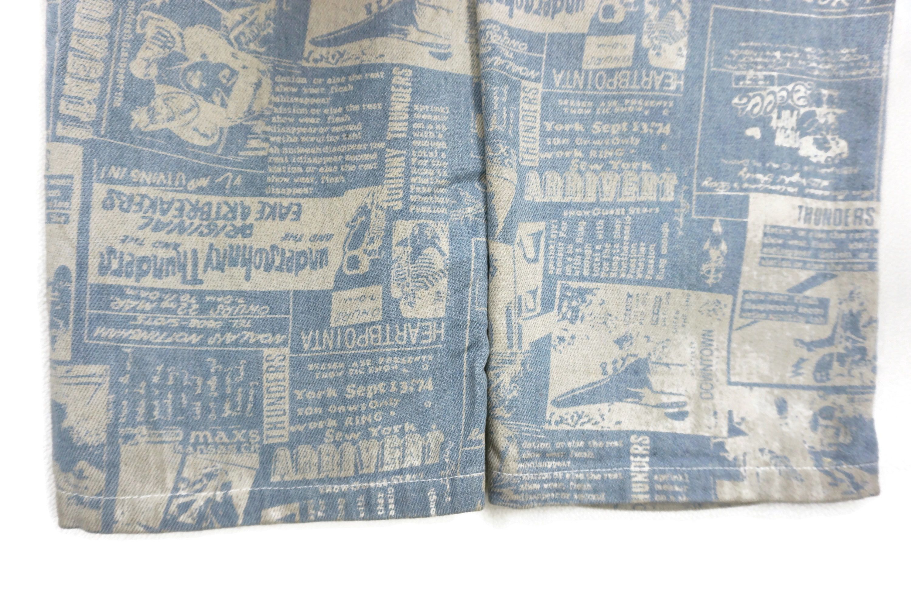 Japanese Brand Cheer XXX Jeans fit W33xL27.5 Full Print New York Dolls Size 30" / US 8 / IT 44 - 13 Thumbnail