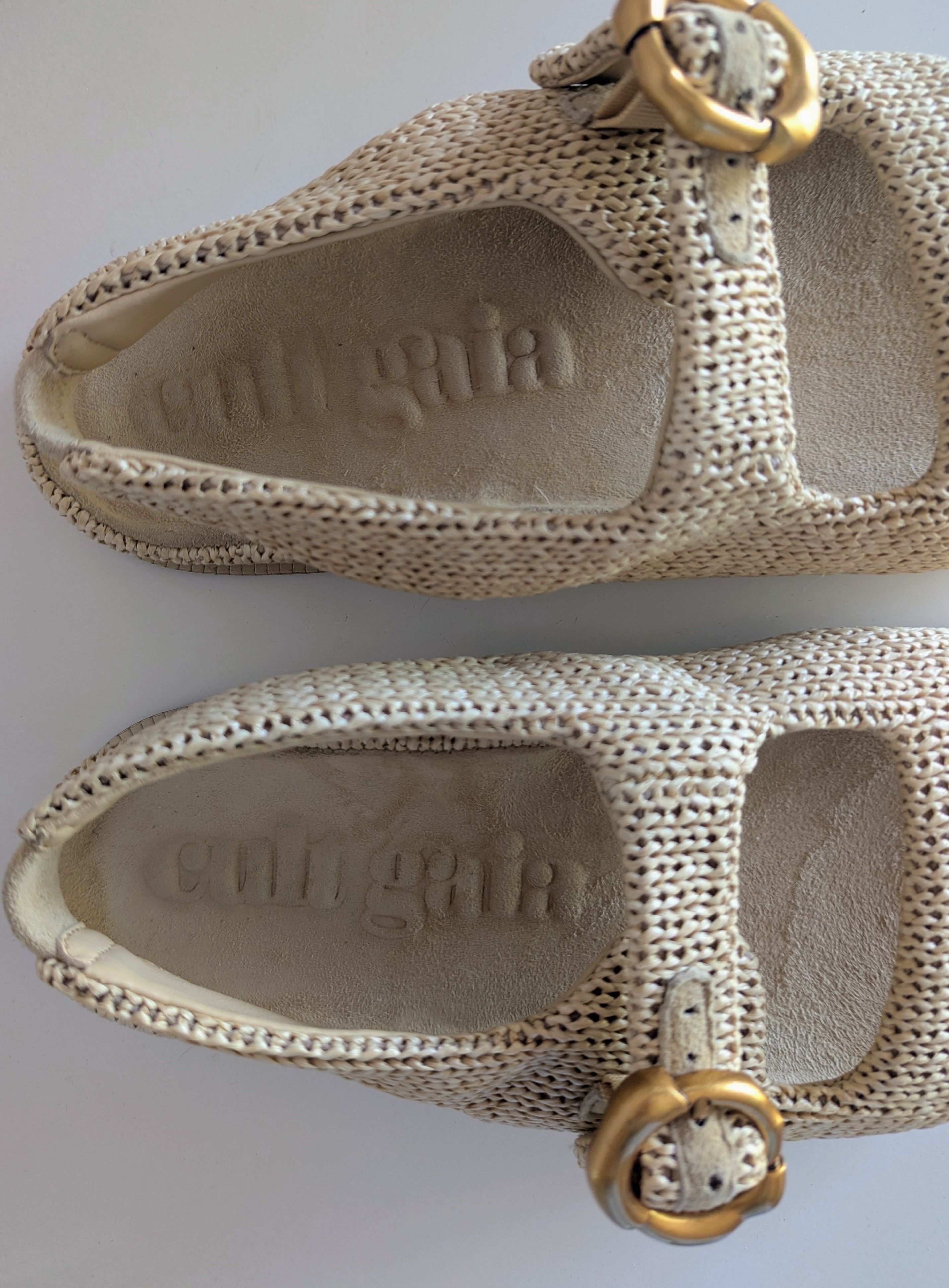 Cult Gaia RARE CULT GAIA Brielle Raffia Sporty Sandals 36.5 Natural Size US 6.5 / IT 36.5 - 7 Thumbnail