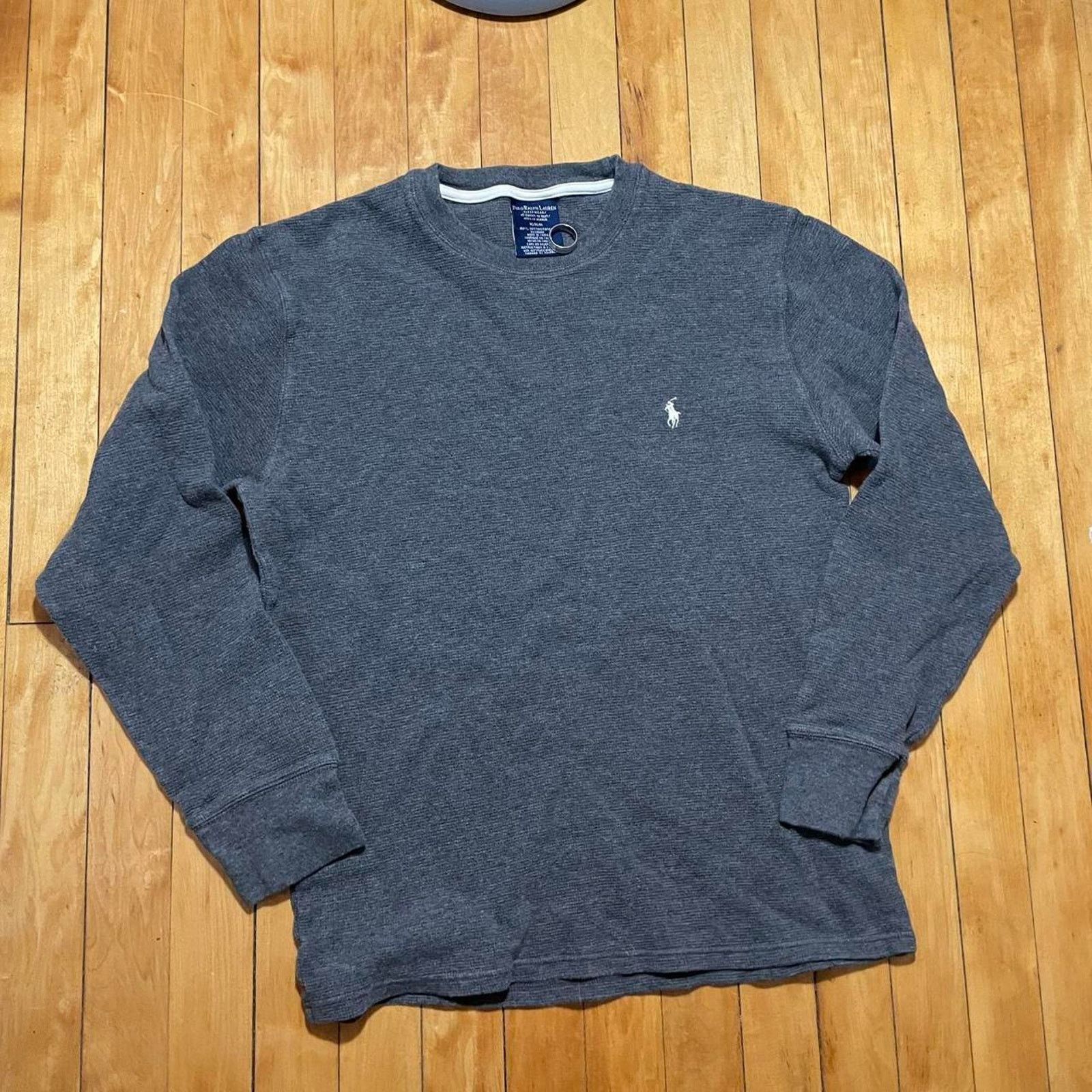 Ralph Lauren Ralph Lauren grey thermal long sleeve shirt Size L Size US L / EU 52-54 / 3 - 1 Thumbnail