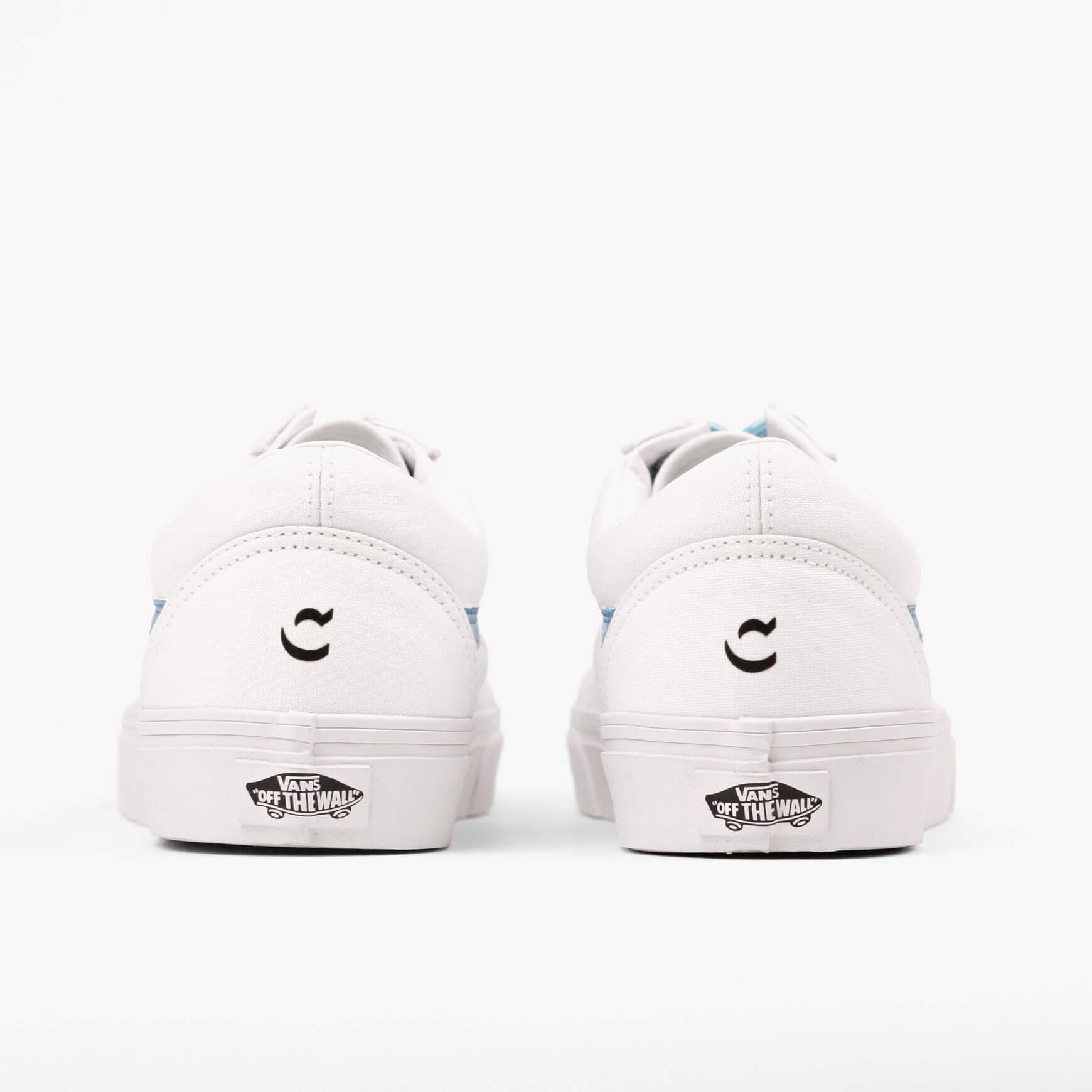 Vans Vans Old Skool "Human Error" Metallic Blue Custom - Sold out Size US 9 / EU 42 - 2 Thumbnail
