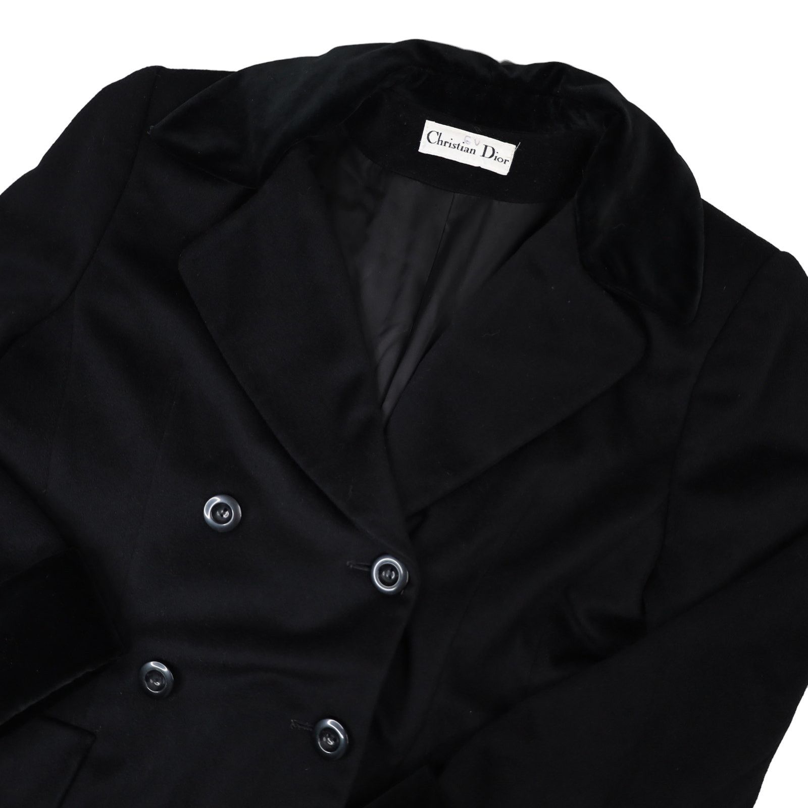 Christian Dior Monsieur Vintage Christian Dior %100 Wool Pea Coat Size L / US 10 / IT 46 - 2 Thumbnail