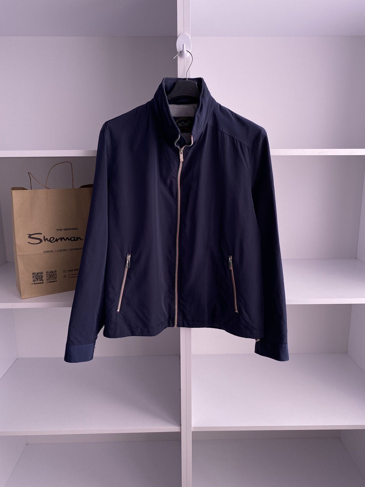 Paul & Shark × Vintage Paul & Shark Jacket Outdoors Yachting Windbreaker Coat Mens Size US M / EU 48-50 / 2 - 1 Thumbnail