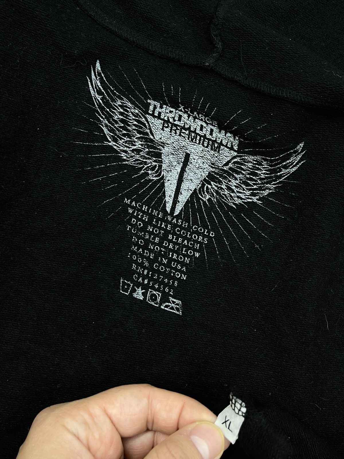 Affliction Affliction Throwdown Premium MMA Hoodie Full Print Big Logo Size US XL / EU 56 / 4 - 12 Thumbnail