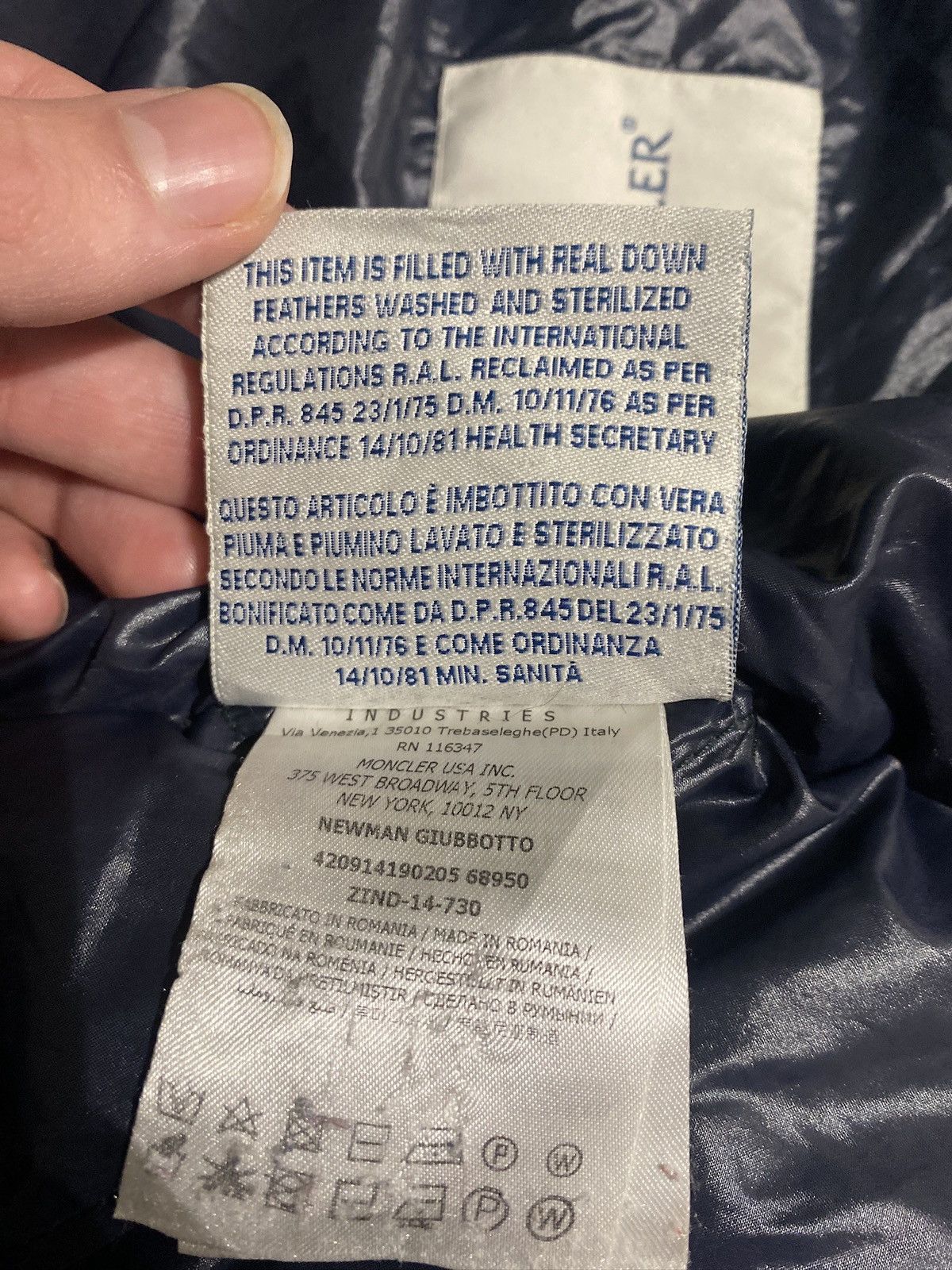 Moncler Authentic Moncler Newman Men's Jacket Green Diamond stitch Size US L / EU 52-54 / 3 - 11 Thumbnail