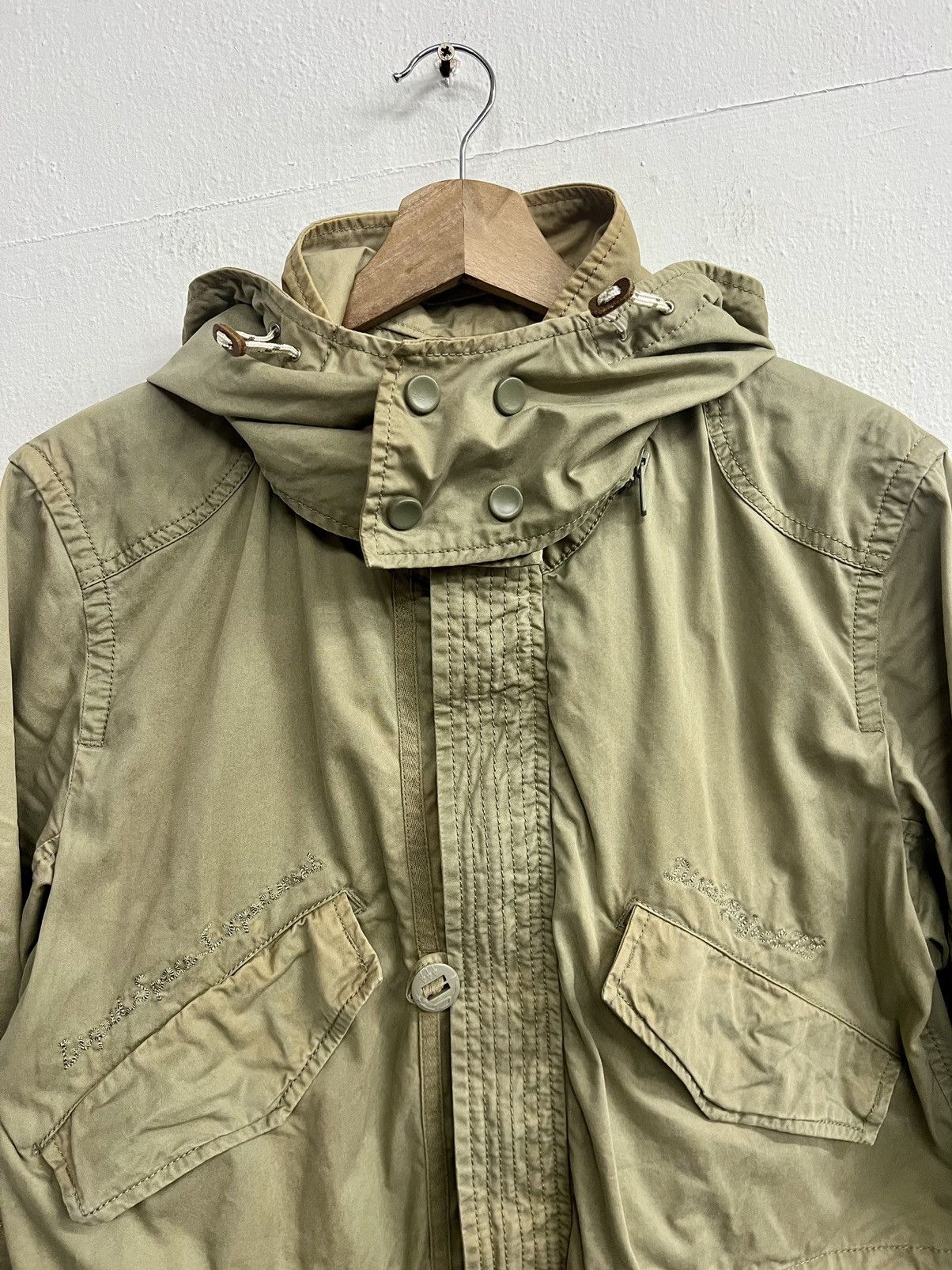 Diesel Vintage Diesel Project78 Military Hoodie Jacket Size US L / EU 52-54 / 3 - 3 Thumbnail