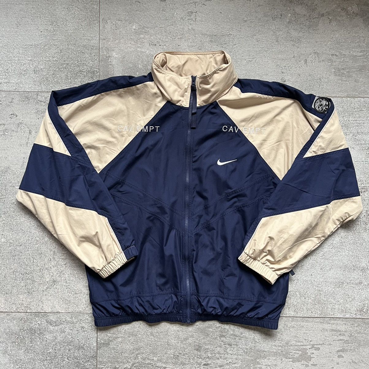 レアUSED] NIKE x C.E CAVEMPT TRACK JACKET - ナイロンジャケット